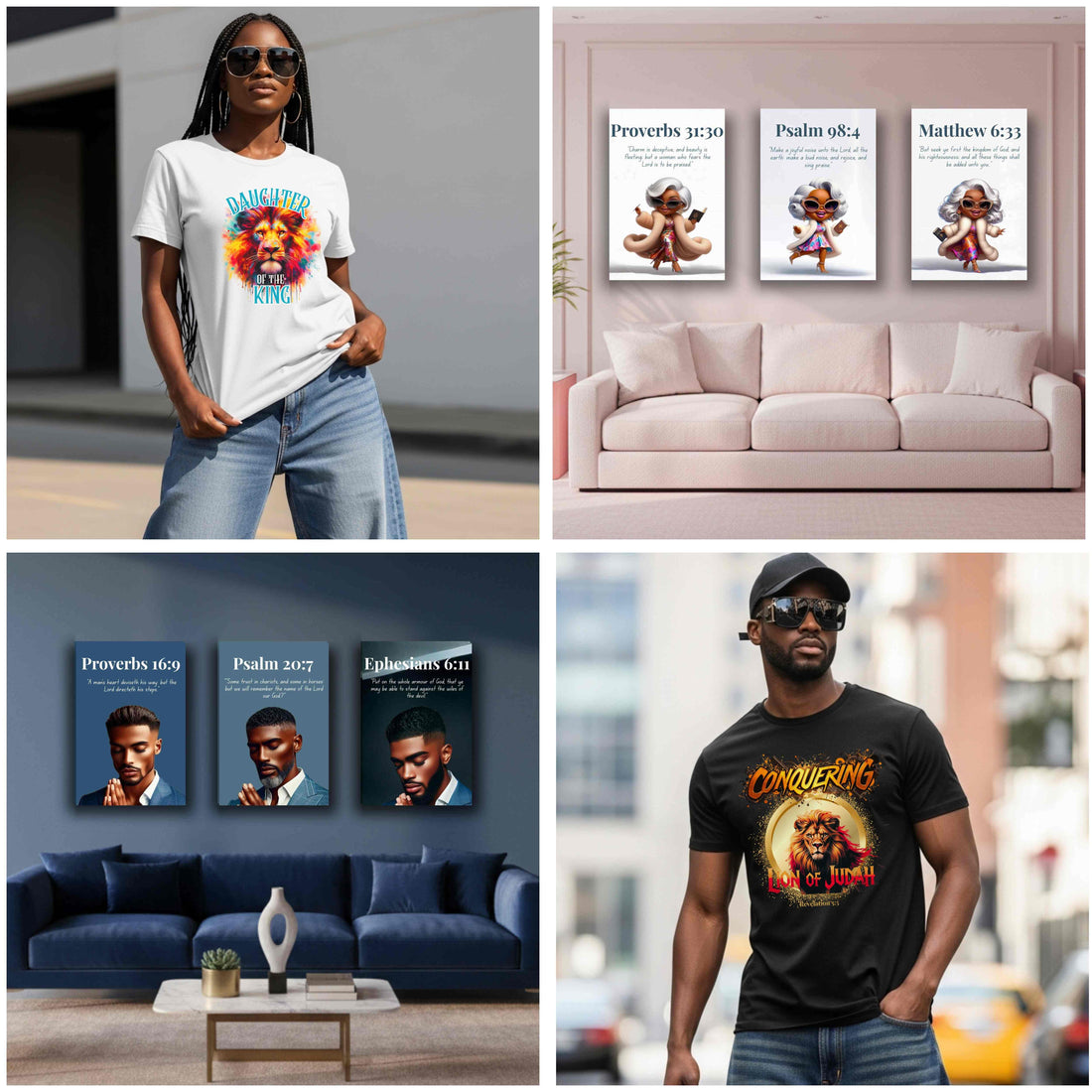 Meaningful Christian Gift Ideas: How Faith-Based Wall Art and T-Shirts Can Encourage, Comfort, and Inspire Loved Ones
