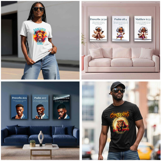 Meaningful Christian Gift Ideas: How Faith-Based Wall Art and T-Shirts Can Encourage, Comfort, and Inspire Loved Ones