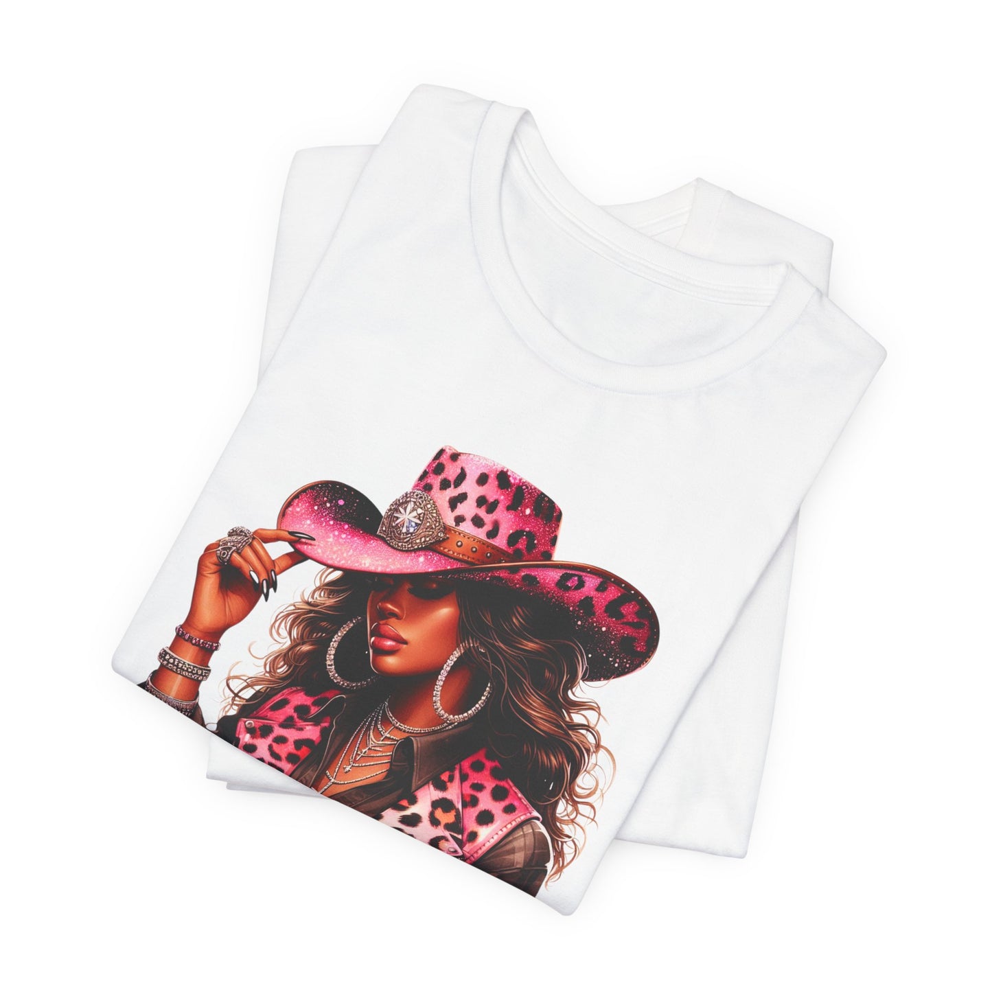 "Chosen" - Faith Based Christian Women’s Cotton T-Shirt, Cowgirl Graphic