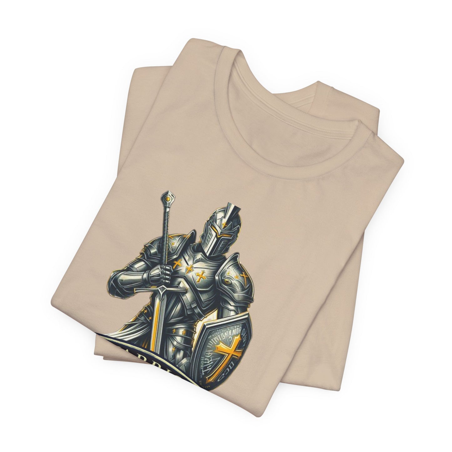 "Warrior for Christ" T-shirt - Inspirational Christian Men's Shirt - Faith-Based Gift