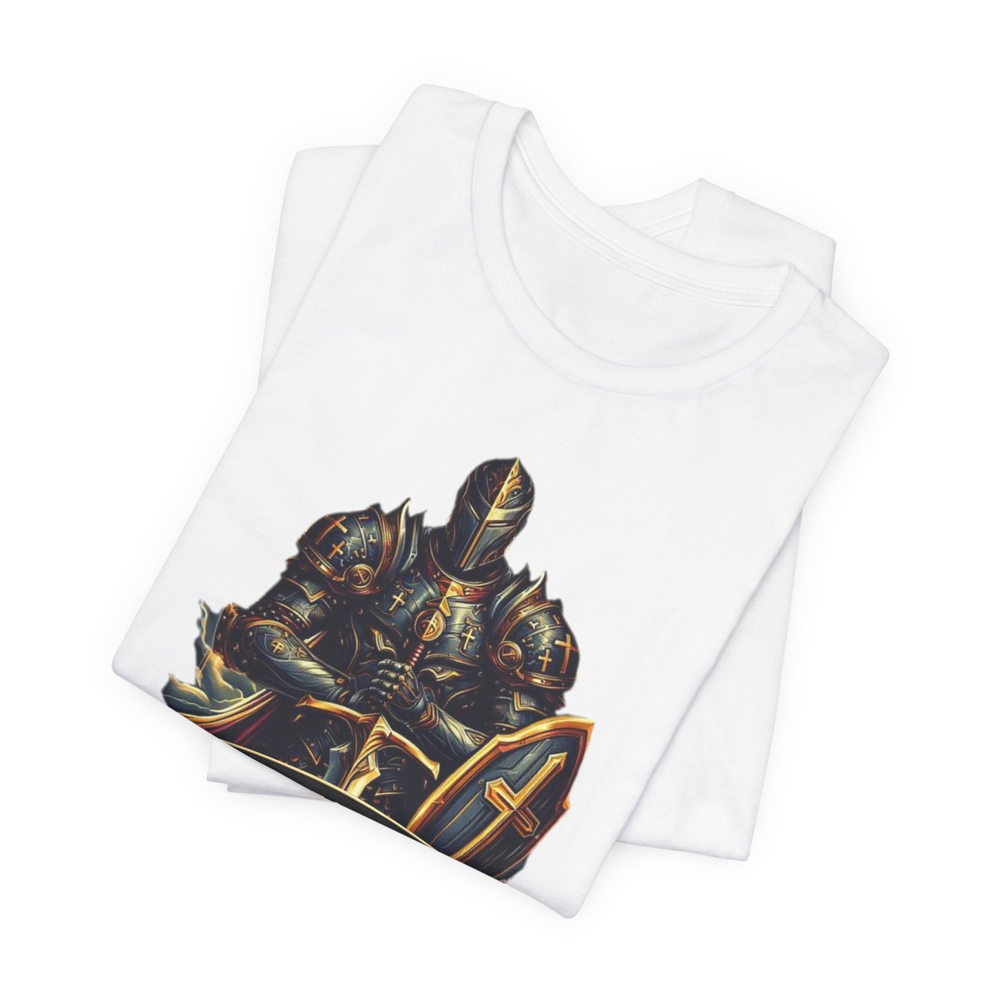 "Soldier For Christ" Christian Inspirational Men's Armour T-shirt, Faith Gift