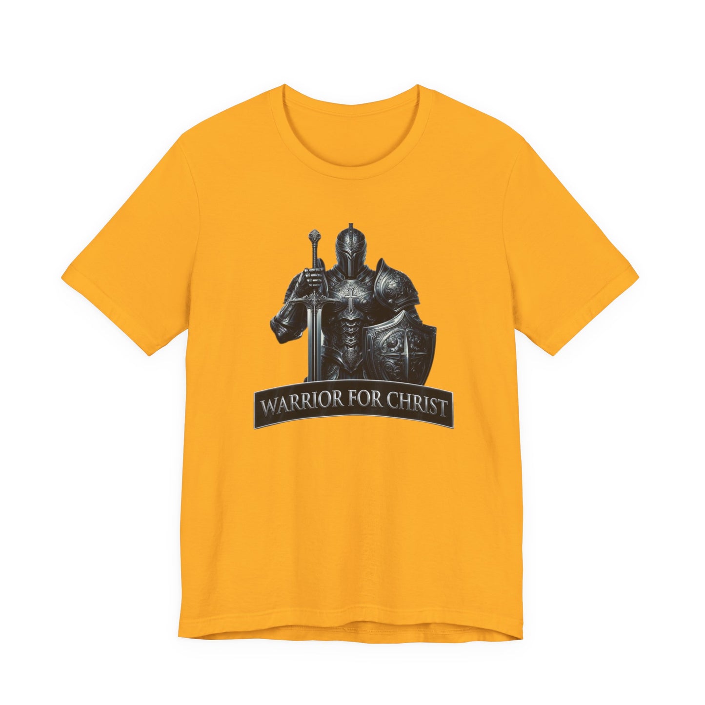 "Warrior for Christ" Christian Men's Faith Armour T-Shirt