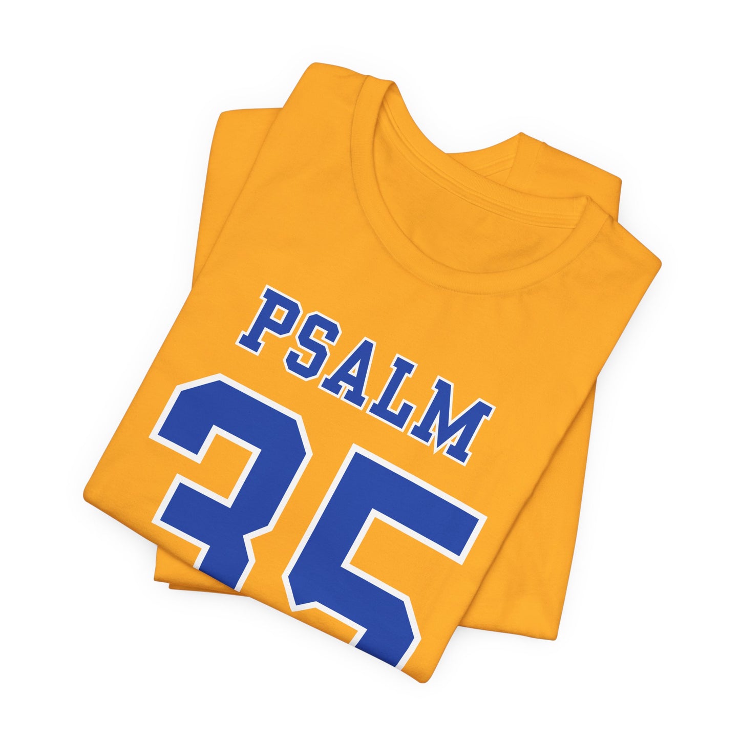 Psalm 35 - Motivational Faith Jersey Sports Style Men's Christian T-shirt