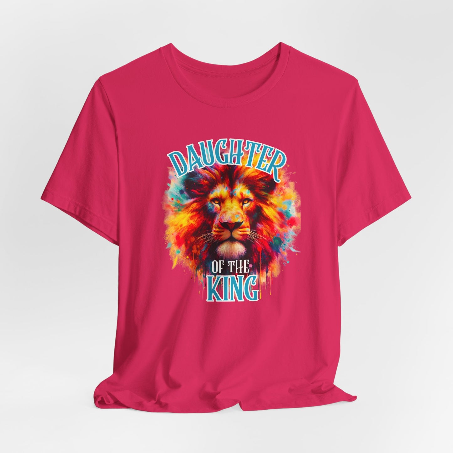 "Daughter Of The King" -  Inspirational Faith Based Women's Graphic Cotton T-Shirt