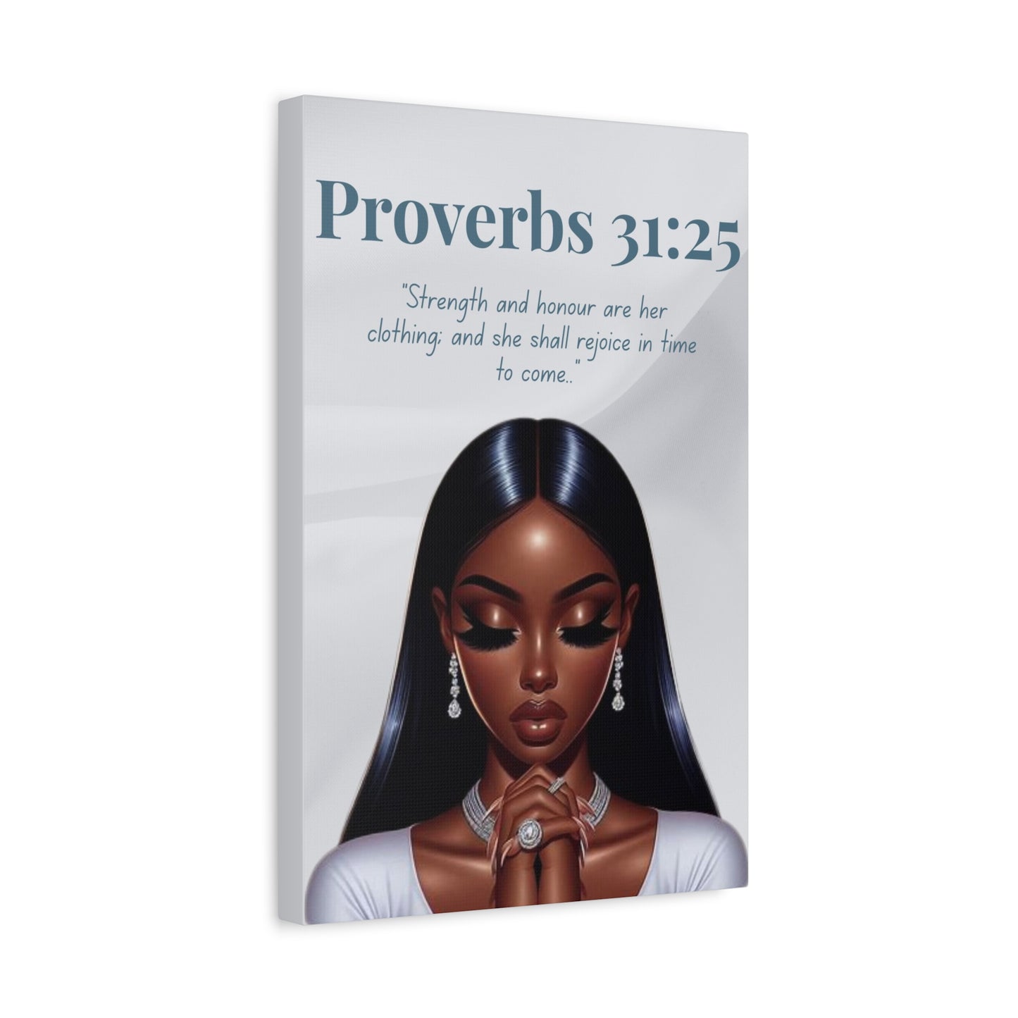 Prayer Warriors Collection – Proverbs 31:25 - Christian Wall Art, Faith Home Décor