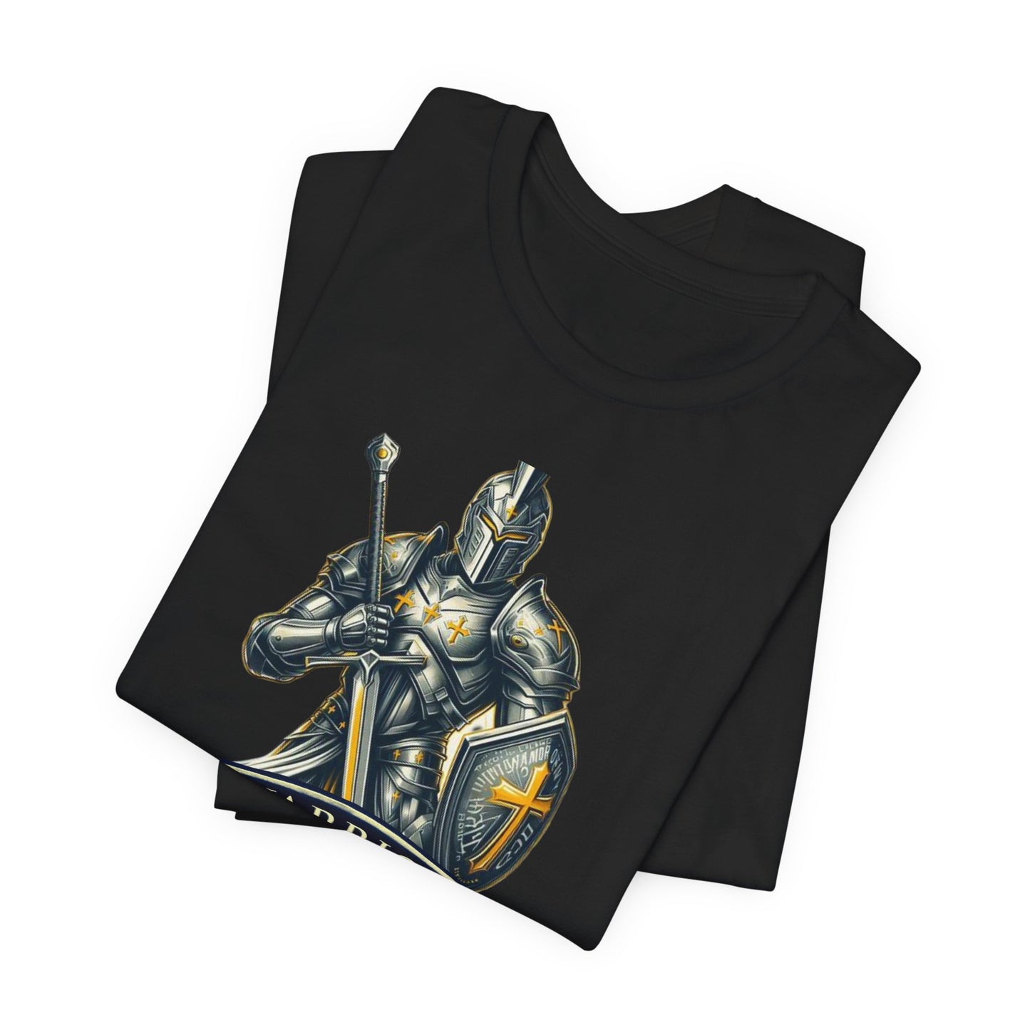 "Warrior for Christ" T-shirt - Inspirational Christian Men's Shirt - Faith-Based Gift