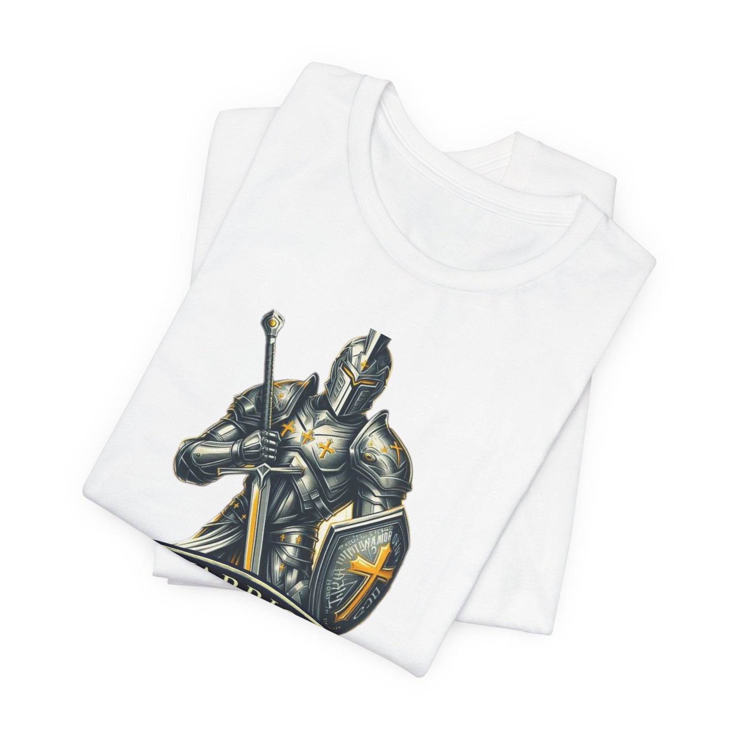 "Warrior for Christ" T-shirt - Inspirational Christian Men's Shirt - Faith-Based Gift