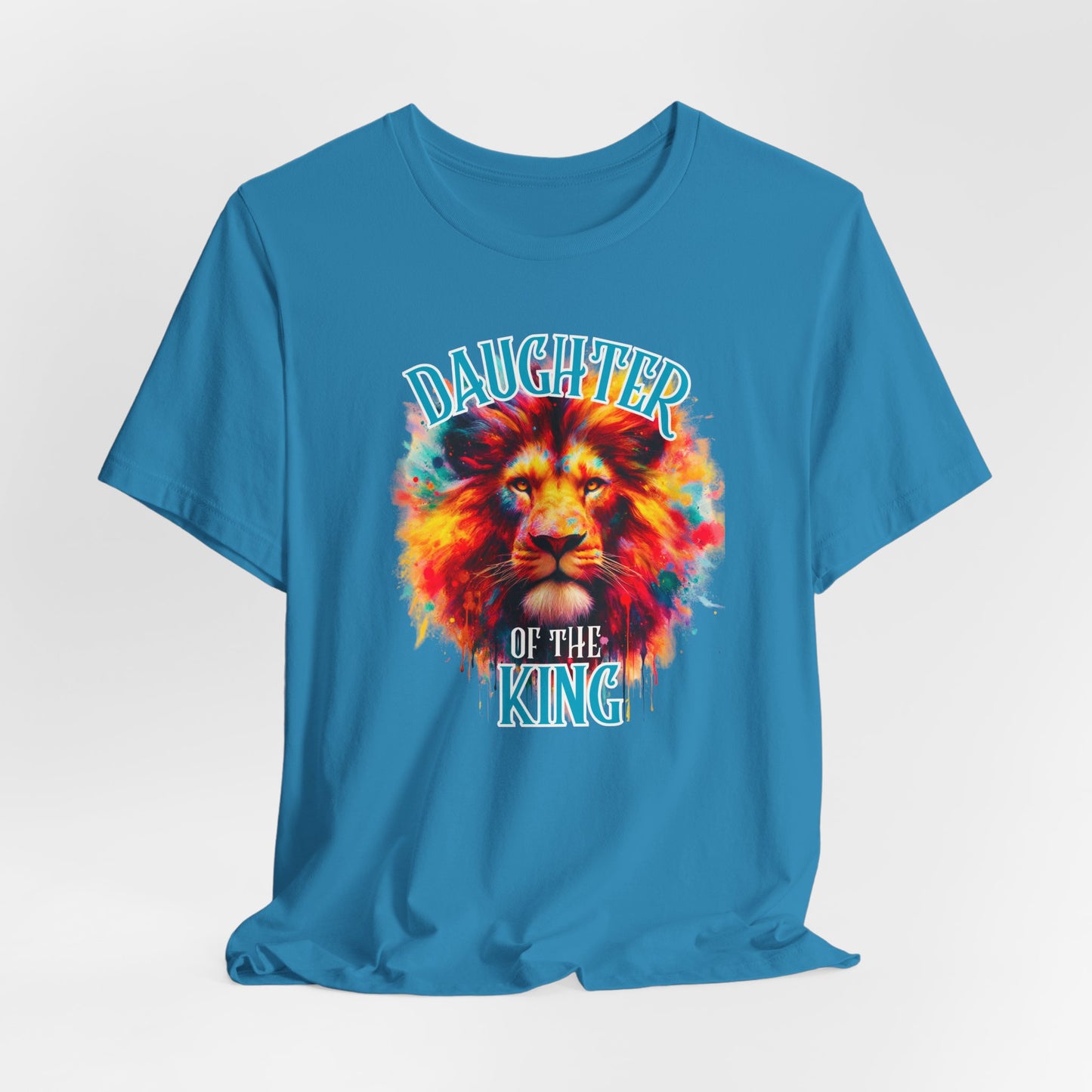 "Daughter Of The King" -  Inspirational Faith Based Women's Graphic Cotton T-Shirt