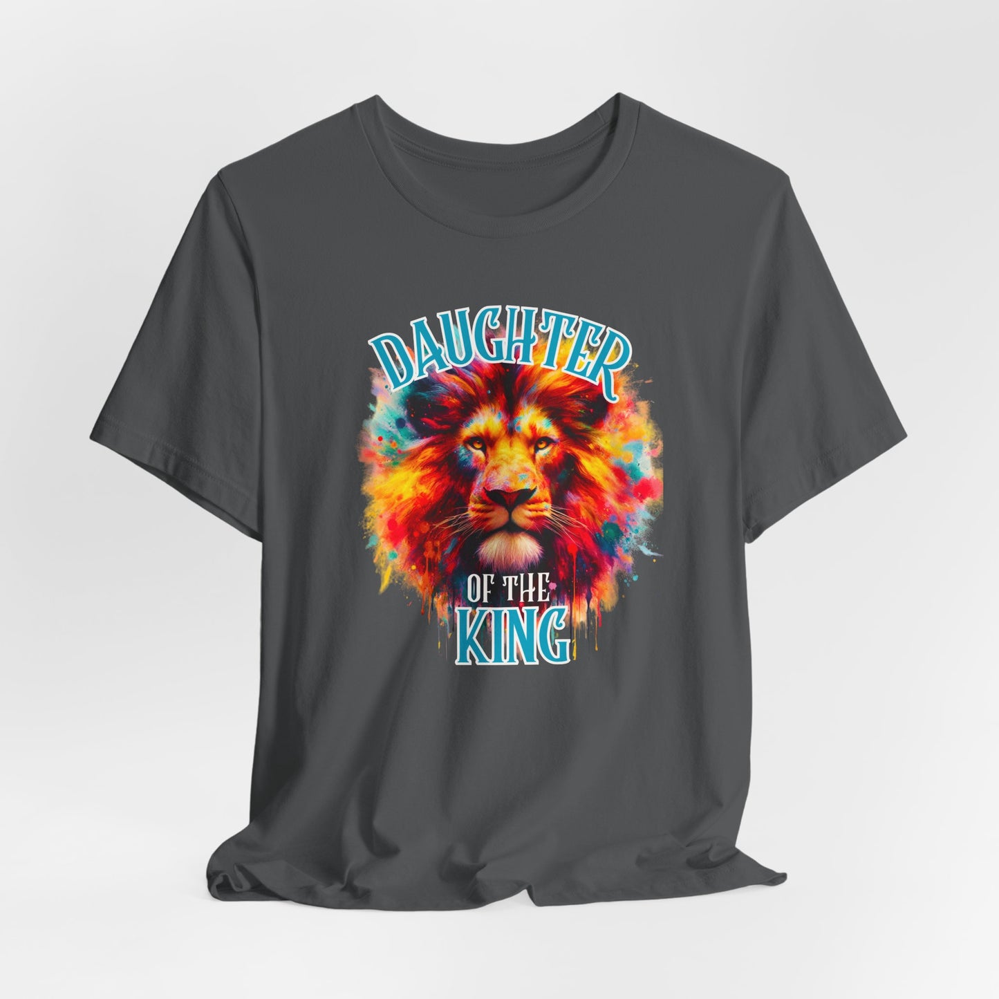 "Daughter Of The King" -  Inspirational Faith Based Women's Graphic Cotton T-Shirt