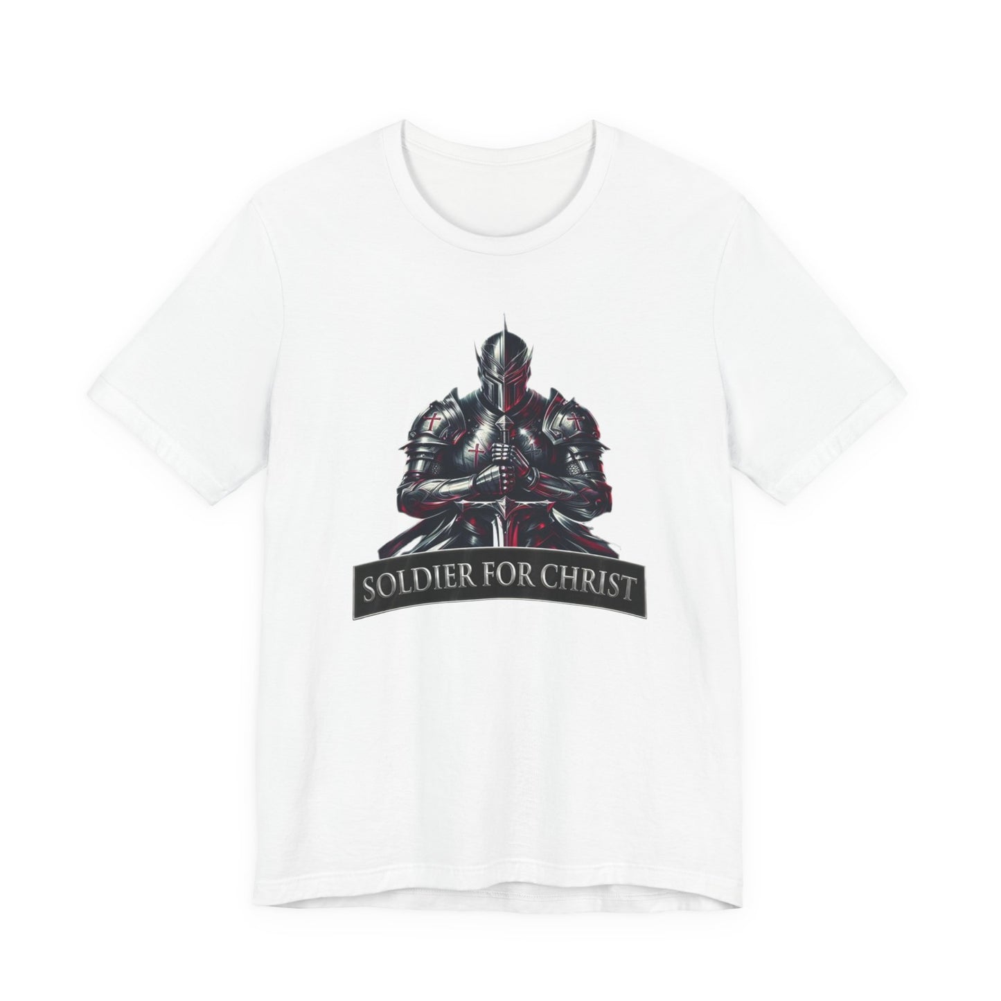 "Soldier for Christ Tee" - inspirational Christian Men's Shirt, Faith-Based Gift
