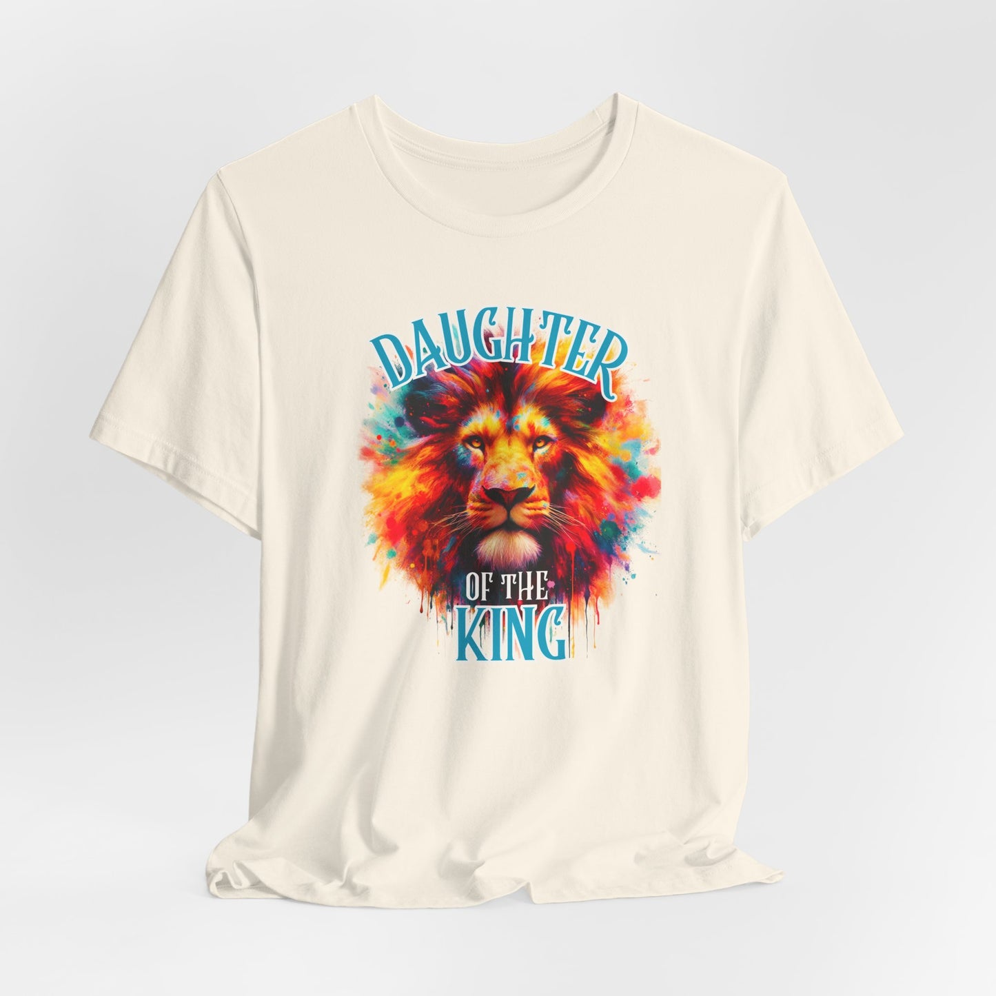 "Daughter Of The King" -  Inspirational Faith Based Women's Graphic Cotton T-Shirt