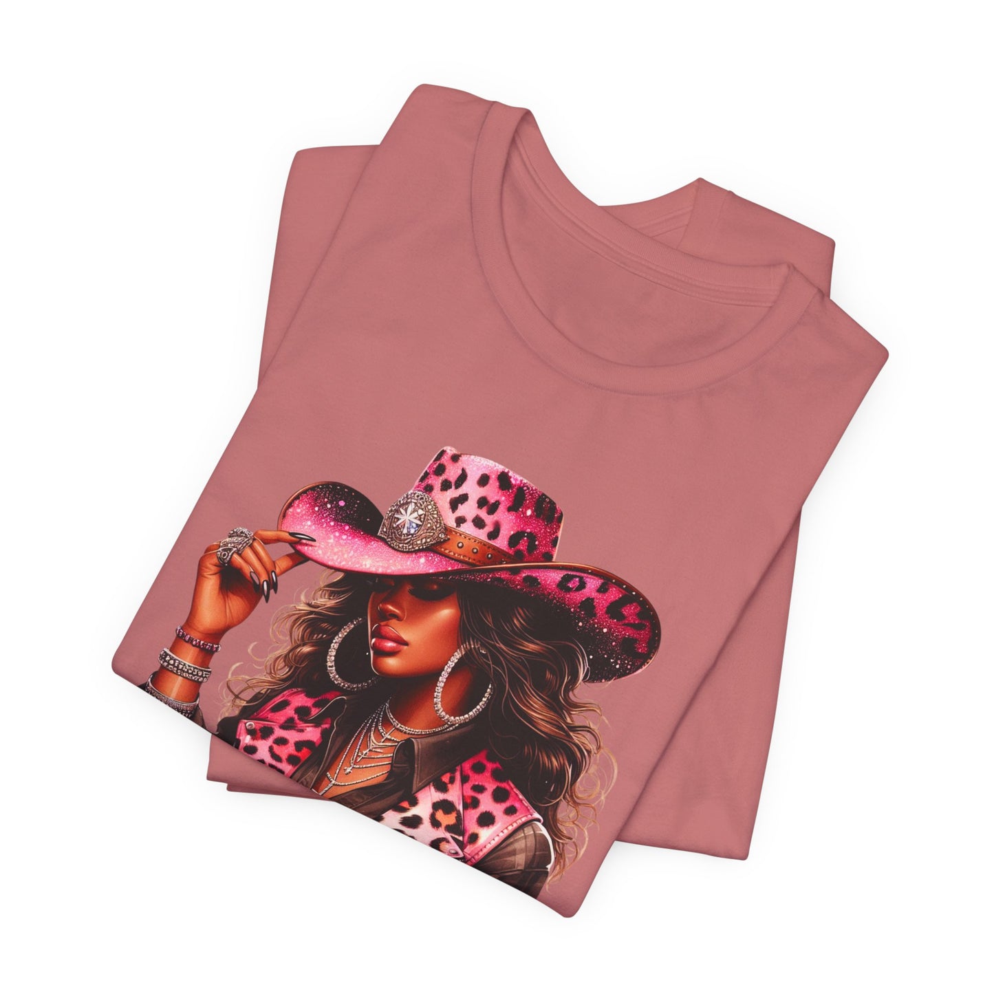 "Chosen" - Faith Based Christian Women’s Cotton T-Shirt, Cowgirl Graphic