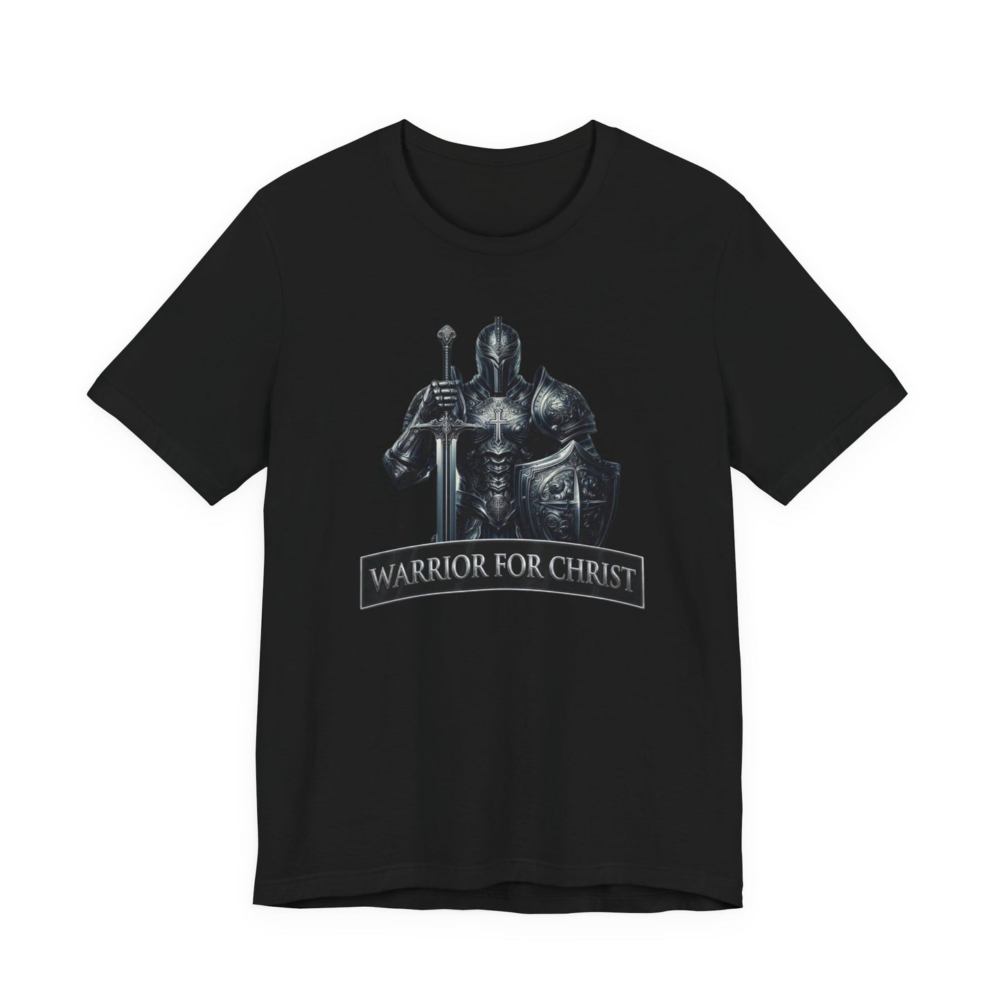"Warrior for Christ" Christian Men's Faith Armour T-Shirt