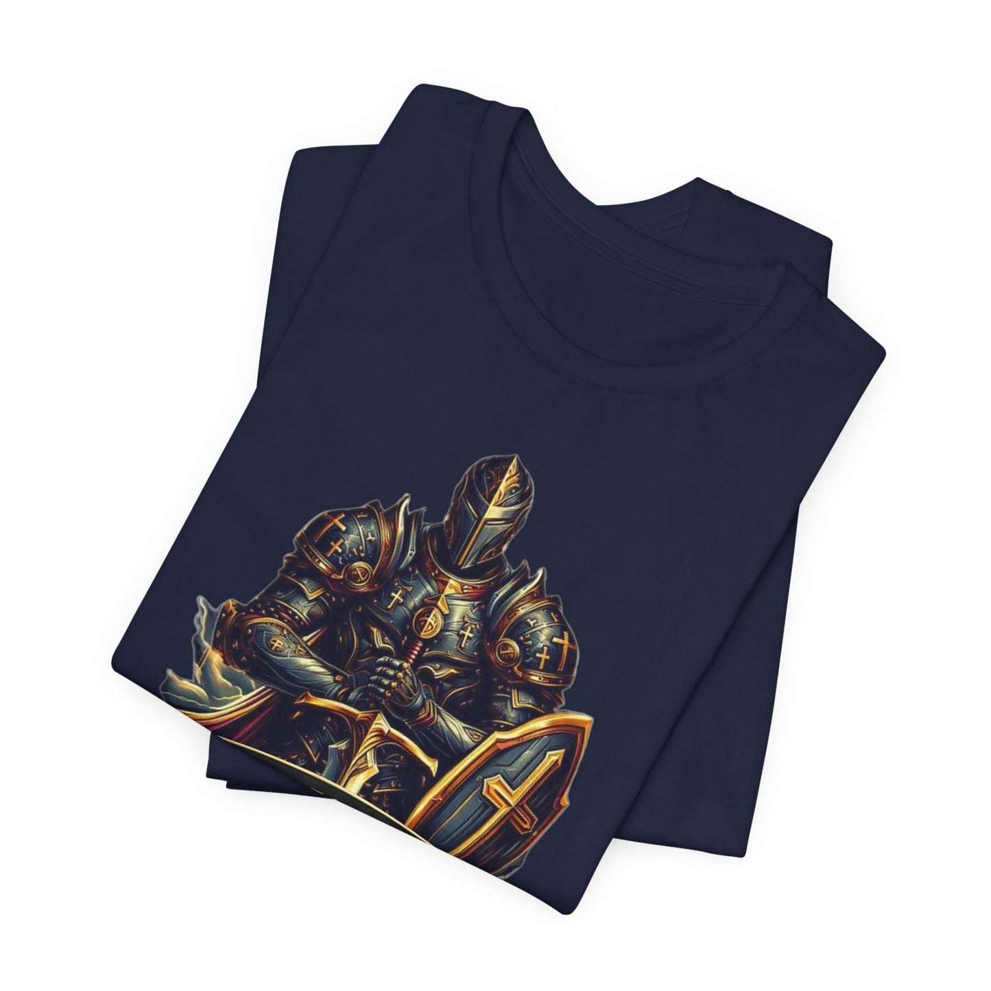 "Soldier For Christ" Christian Inspirational Men's Armour T-shirt, Faith Gift