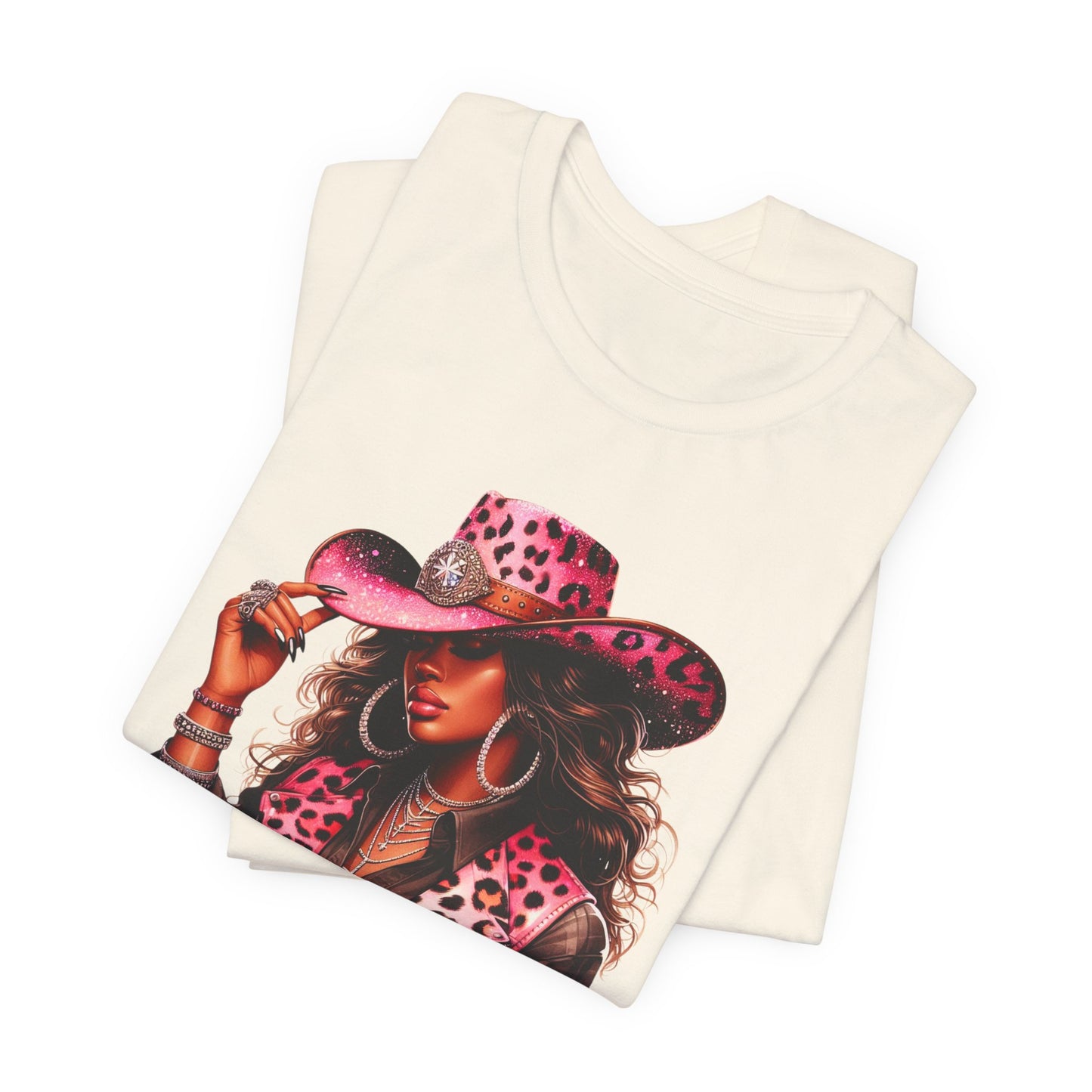 "Chosen" - Faith Based Christian Women’s Cotton T-Shirt, Cowgirl Graphic