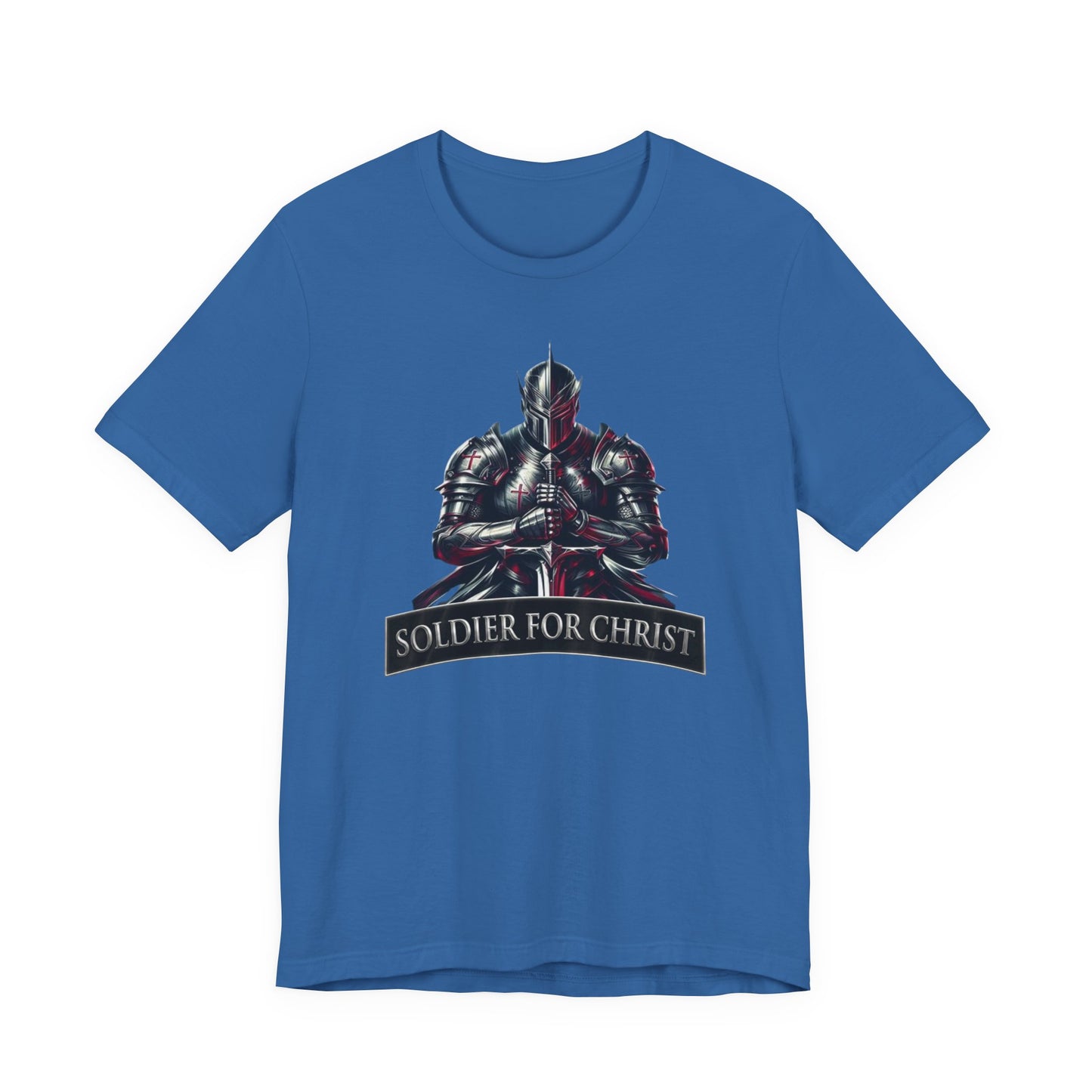 "Soldier for Christ Tee" - inspirational Christian Men's Shirt, Faith-Based Gift