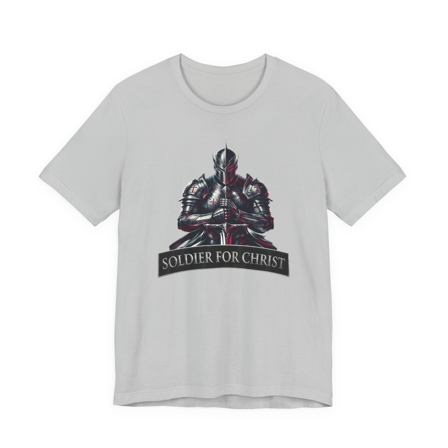 "Soldier for Christ Tee" - inspirational Christian Men's Shirt, Faith-Based Gift