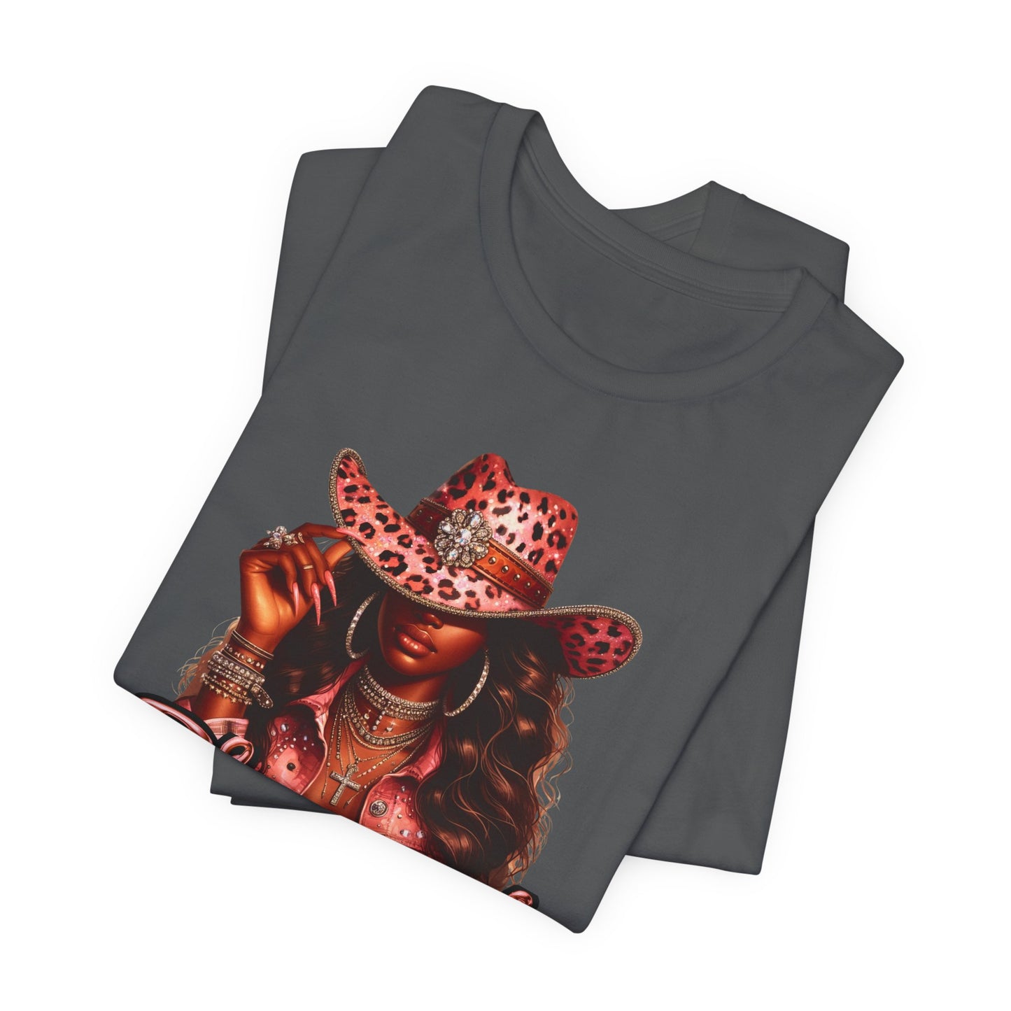 "Blessed" - Inspirational Faith Based Women's Cotton T-shirt, Cowgirl Graphic