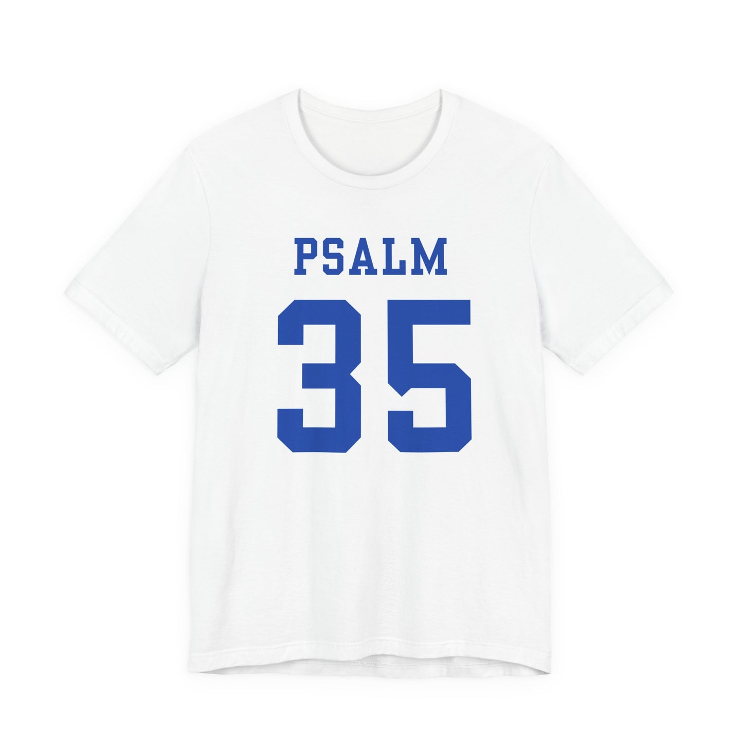 Psalm 35 - Motivational Faith Jersey Sports Style Men's Christian T-shirt