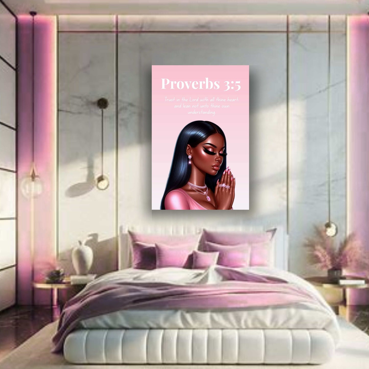 Prayer Warriors Collection – Proverbs 3:5 - Bible Verse Decor, Inspirational Wall Art