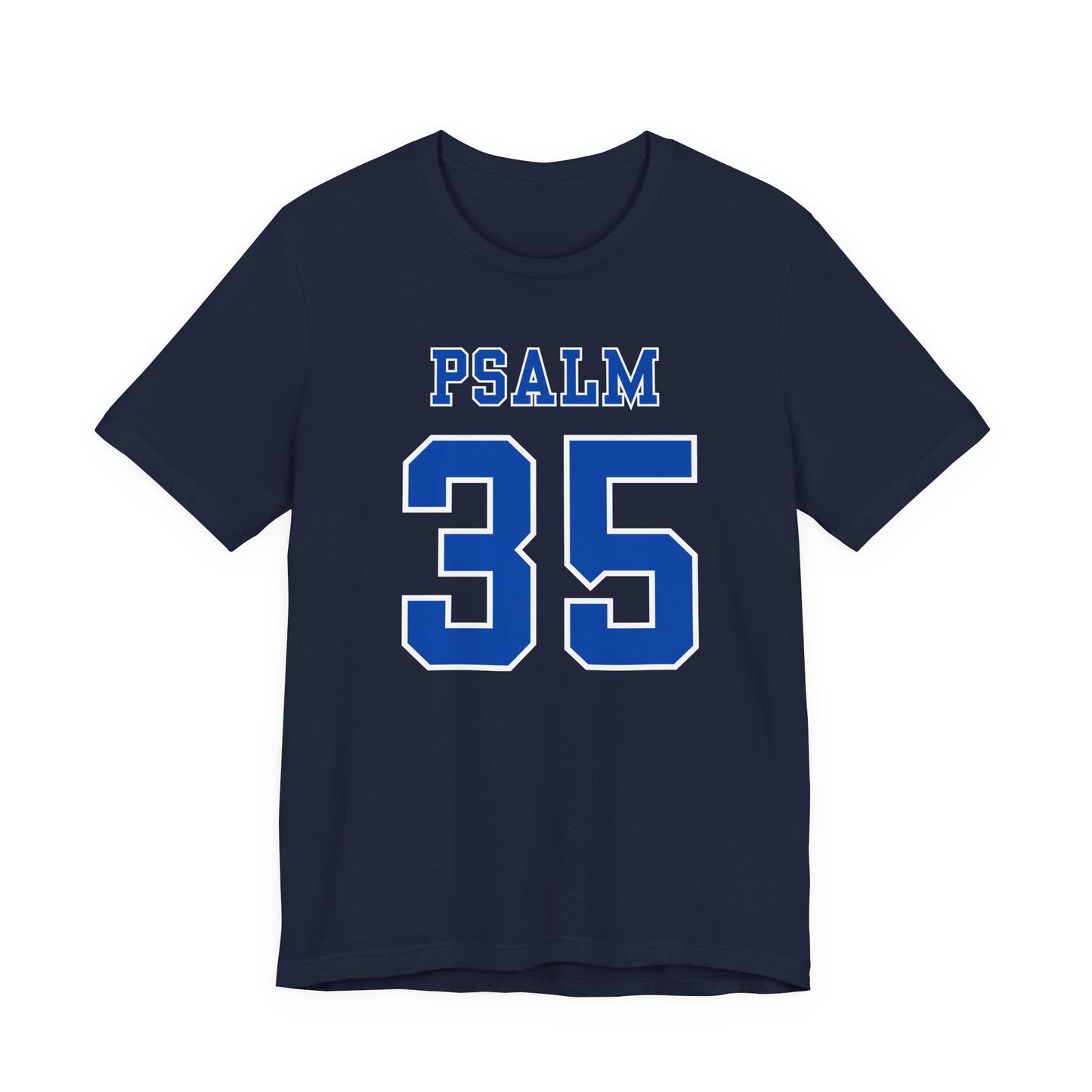 Psalm 35 - Motivational Faith Jersey Sports Style Men's Christian T-shirt