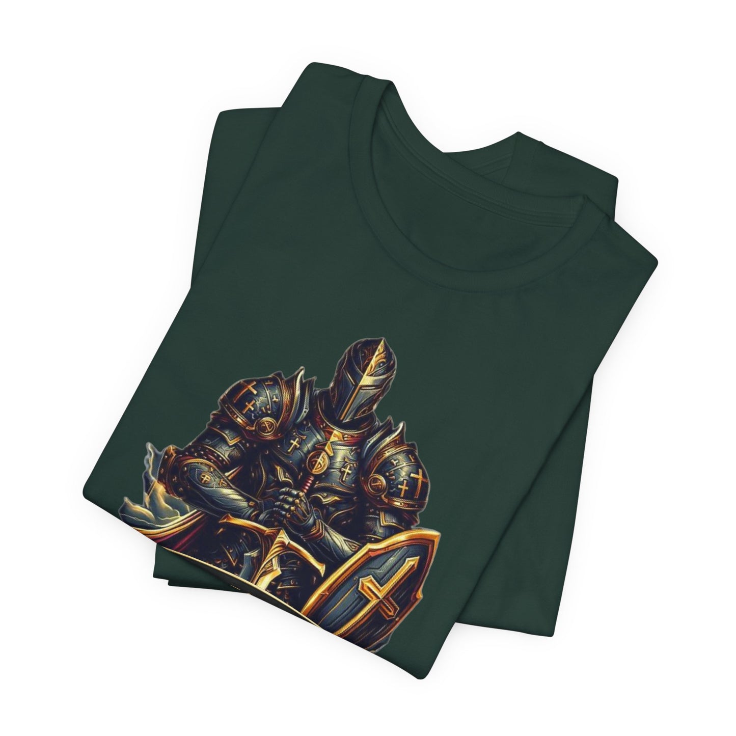 "Soldier For Christ" Christian Inspirational Men's Armour T-shirt, Faith Gift