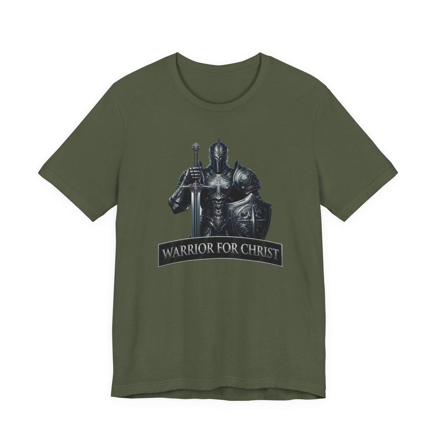 "Warrior for Christ" Christian Men's Faith Armour T-Shirt