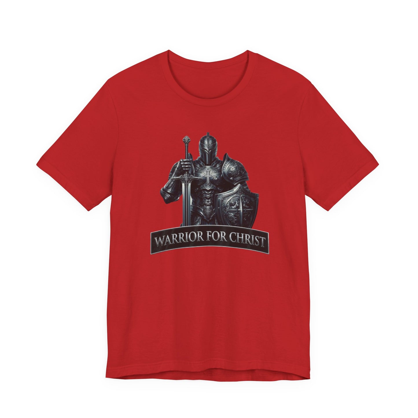 "Warrior for Christ" Christian Men's Faith Armour T-Shirt