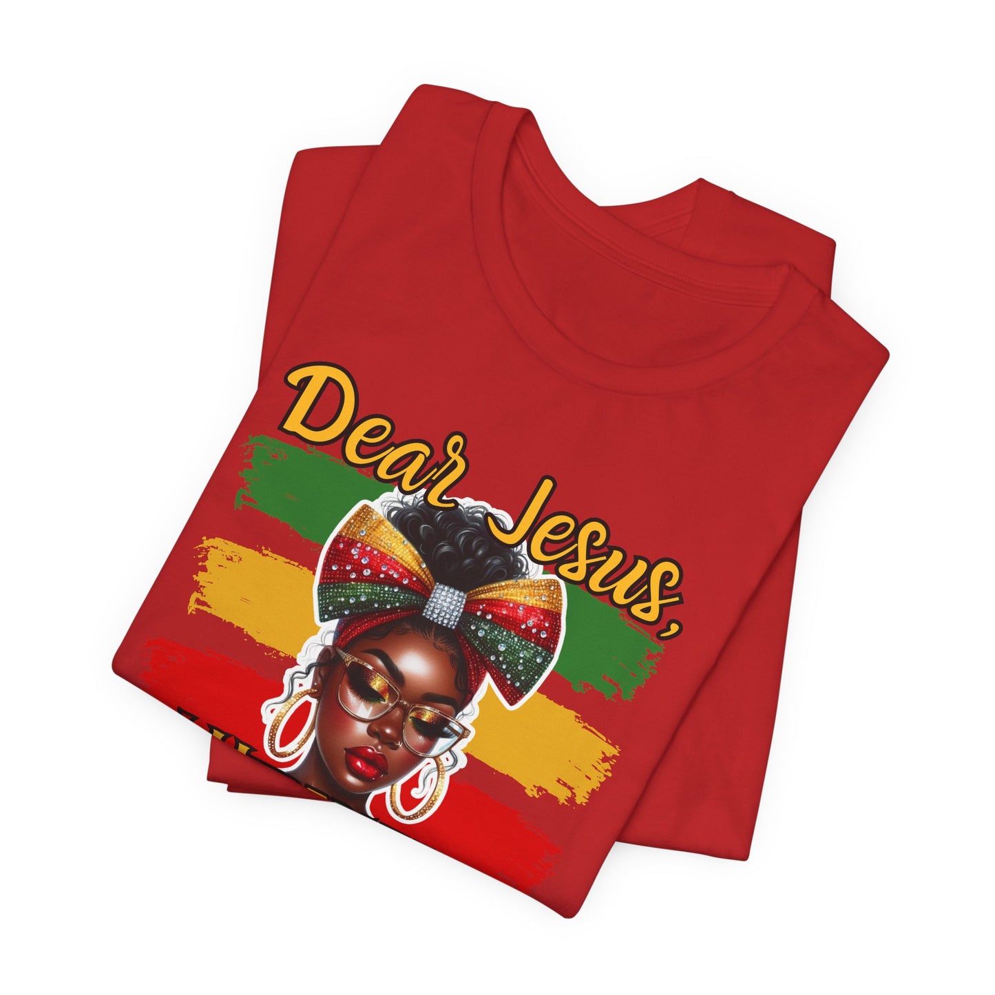 "Dear Jesus, I Understand the Assignment" Inspirational Faith Based Christian Women's Cotton T-Shirt