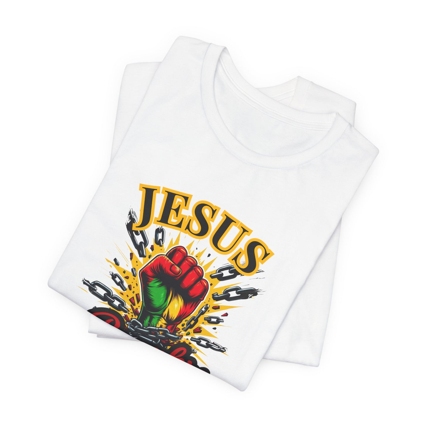 Jesus Breaks Every Chain T-Shirt | Christian Faith Graphic Tee