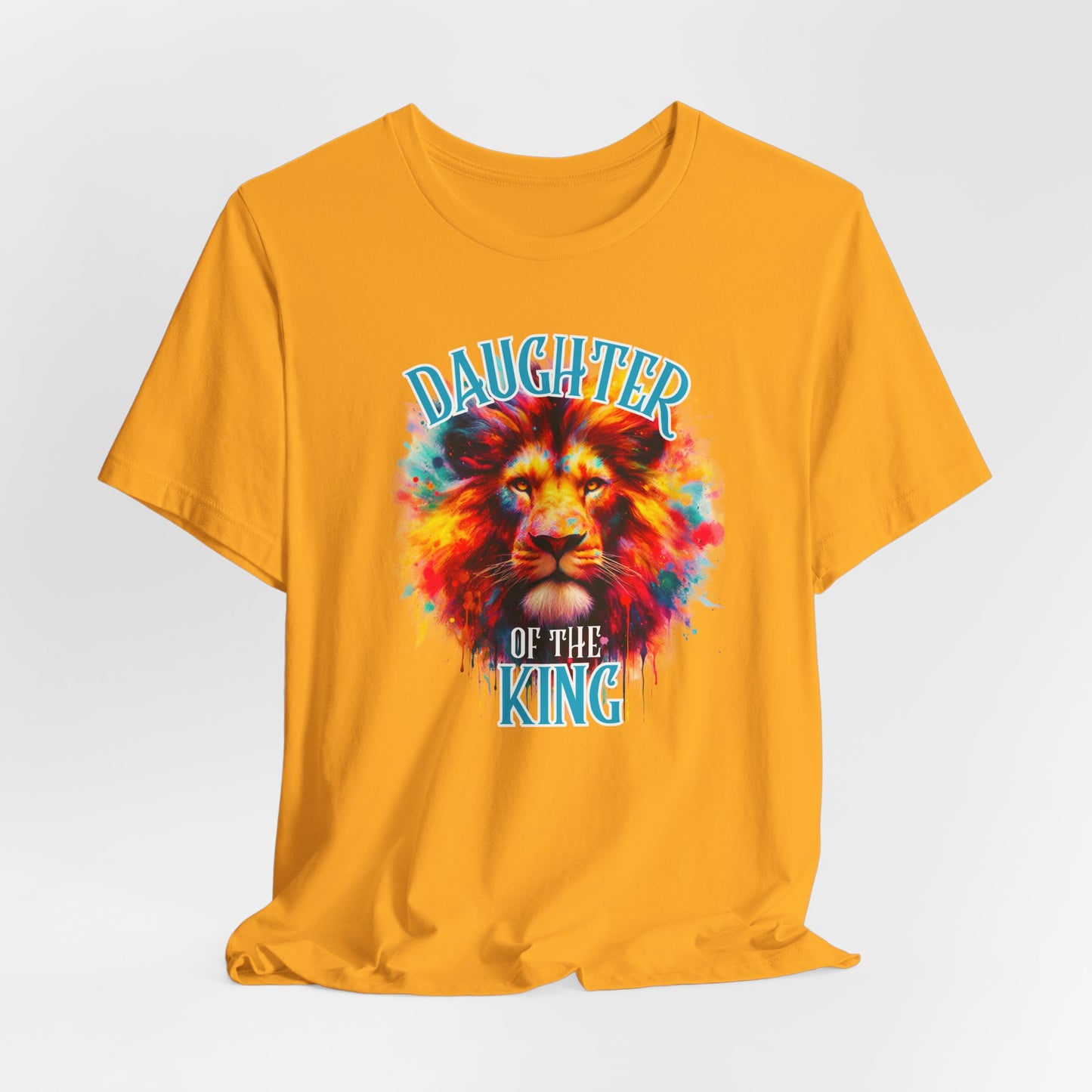 "Daughter Of The King" -  Inspirational Faith Based Women's Graphic Cotton T-Shirt