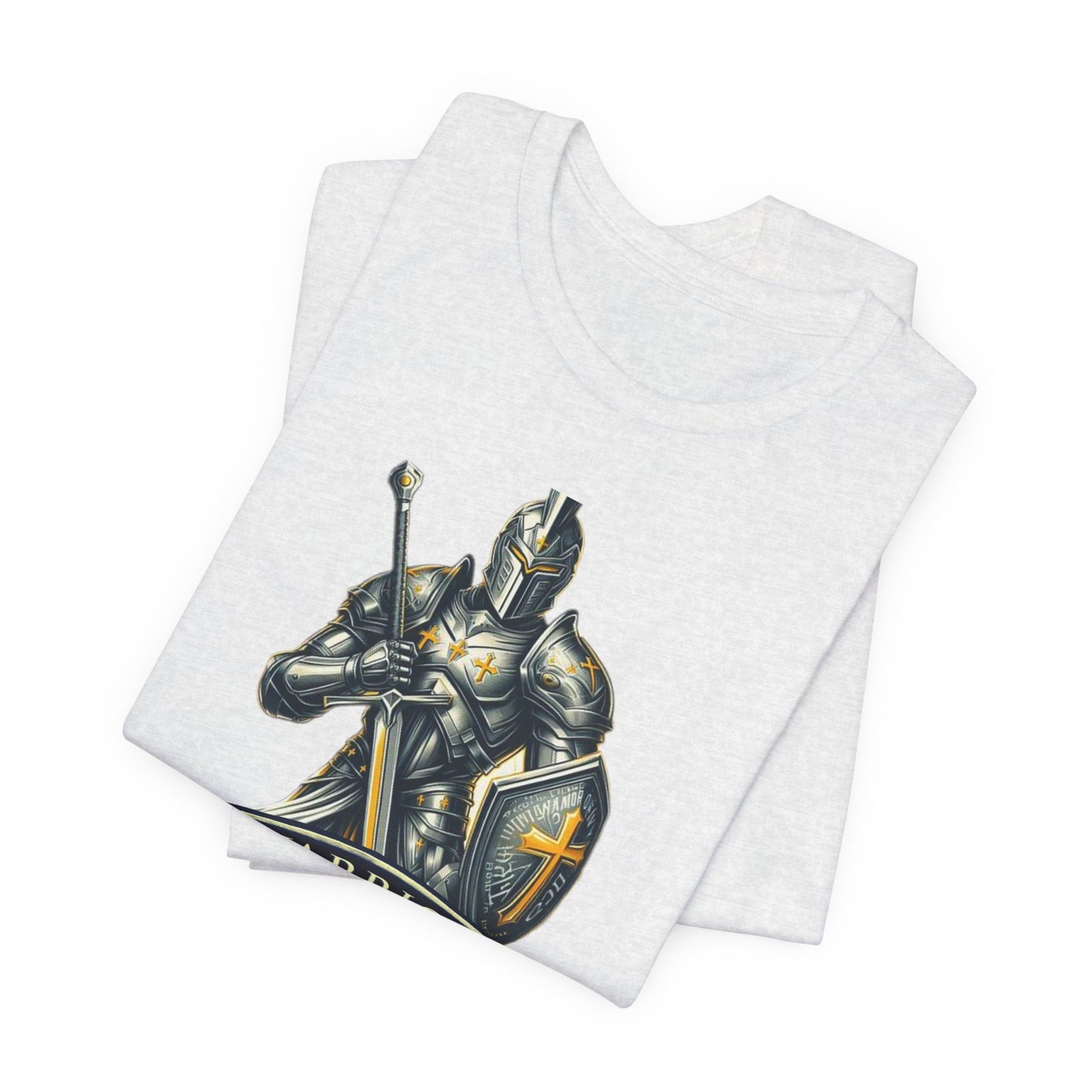 "Warrior for Christ" T-shirt - Inspirational Christian Men's Shirt - Faith-Based Gift