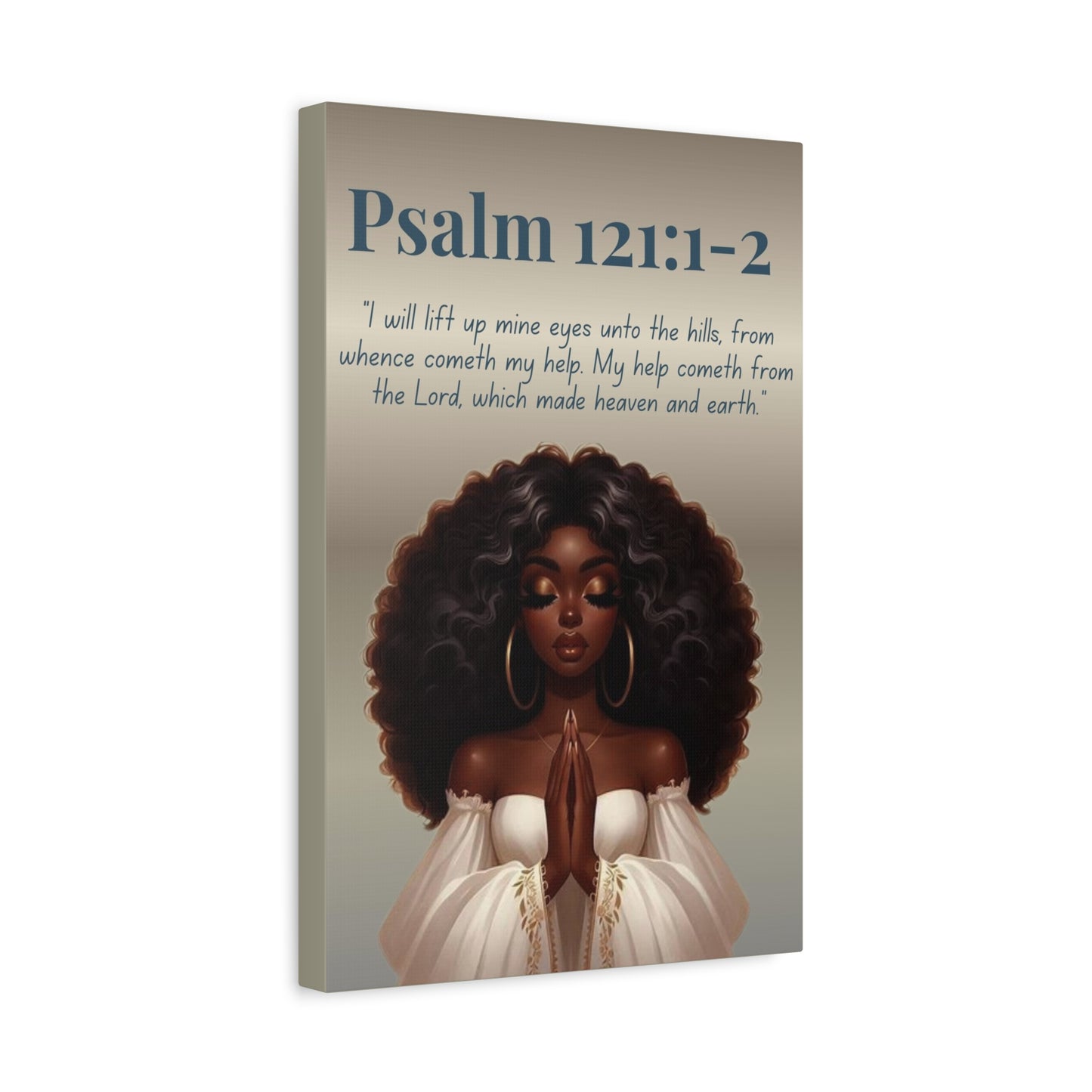 Eyes On The Lord Collection – Psalm 121: 1-2 - Christian Wall Art, Motivational Scripture Art