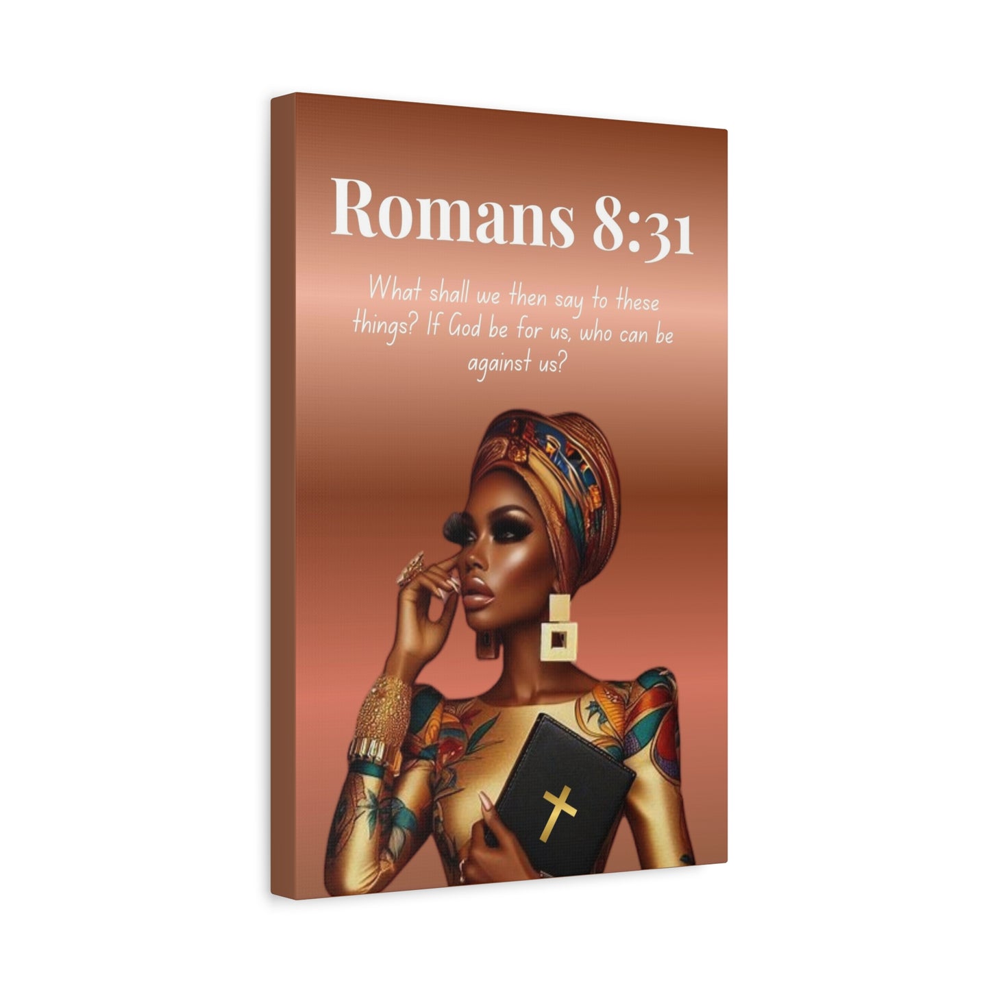 God Is For Us Collection - Romans 8:31 - Bible Verse Decor, Inspirational Wall Art