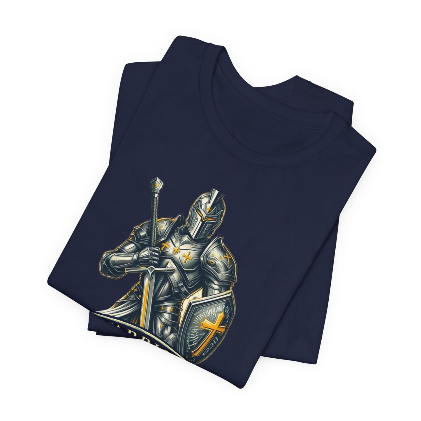 "Warrior for Christ" T-shirt - Inspirational Christian Men's Shirt - Faith-Based Gift