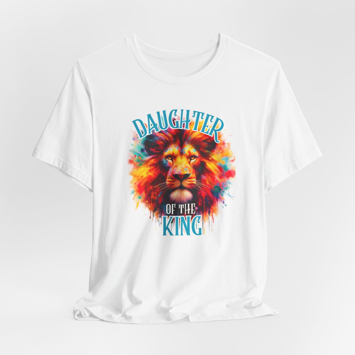 "Daughter Of The King" -  Inspirational Faith Based Women's Graphic Cotton T-Shirt
