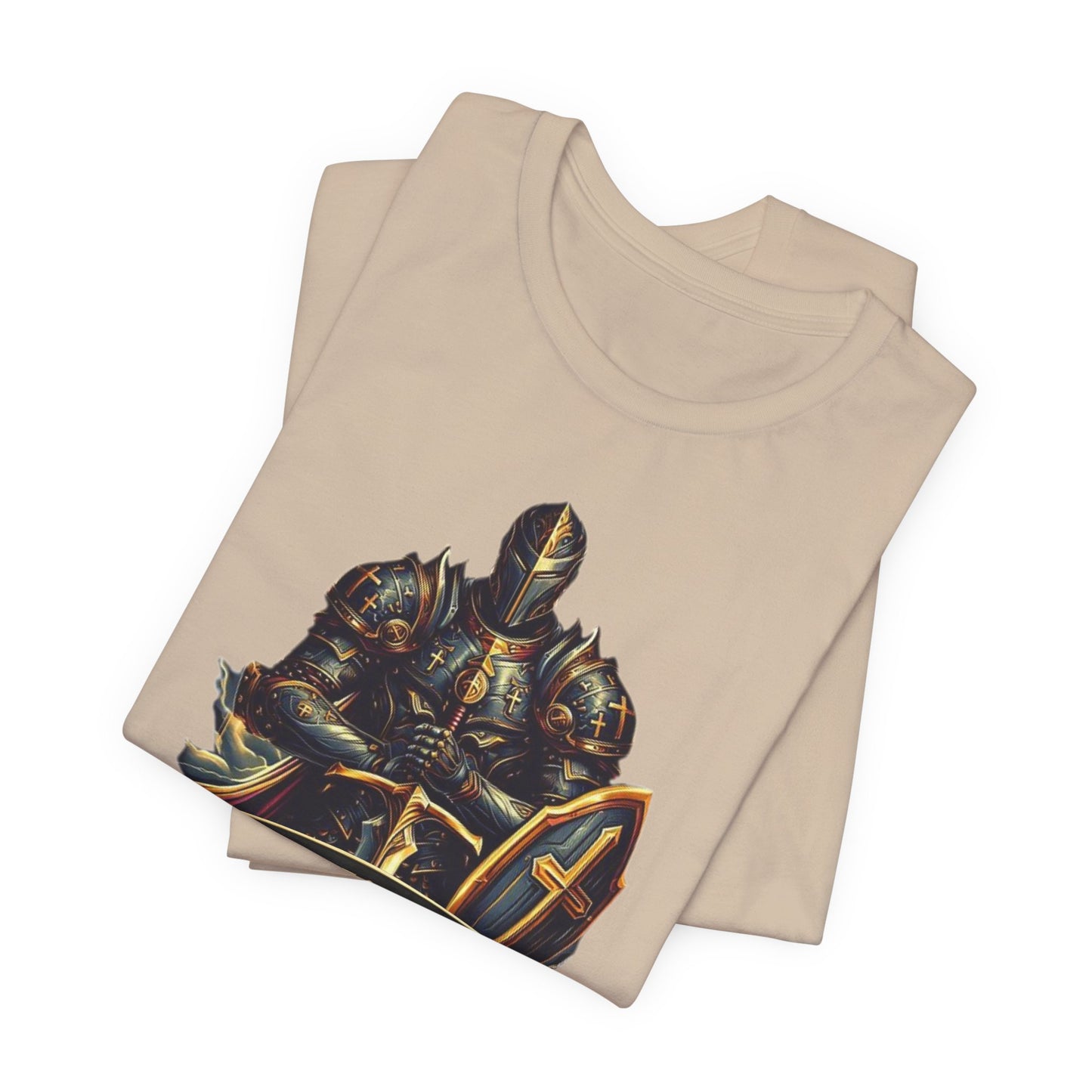 "Soldier For Christ" Christian Inspirational Men's Armour T-shirt, Faith Gift