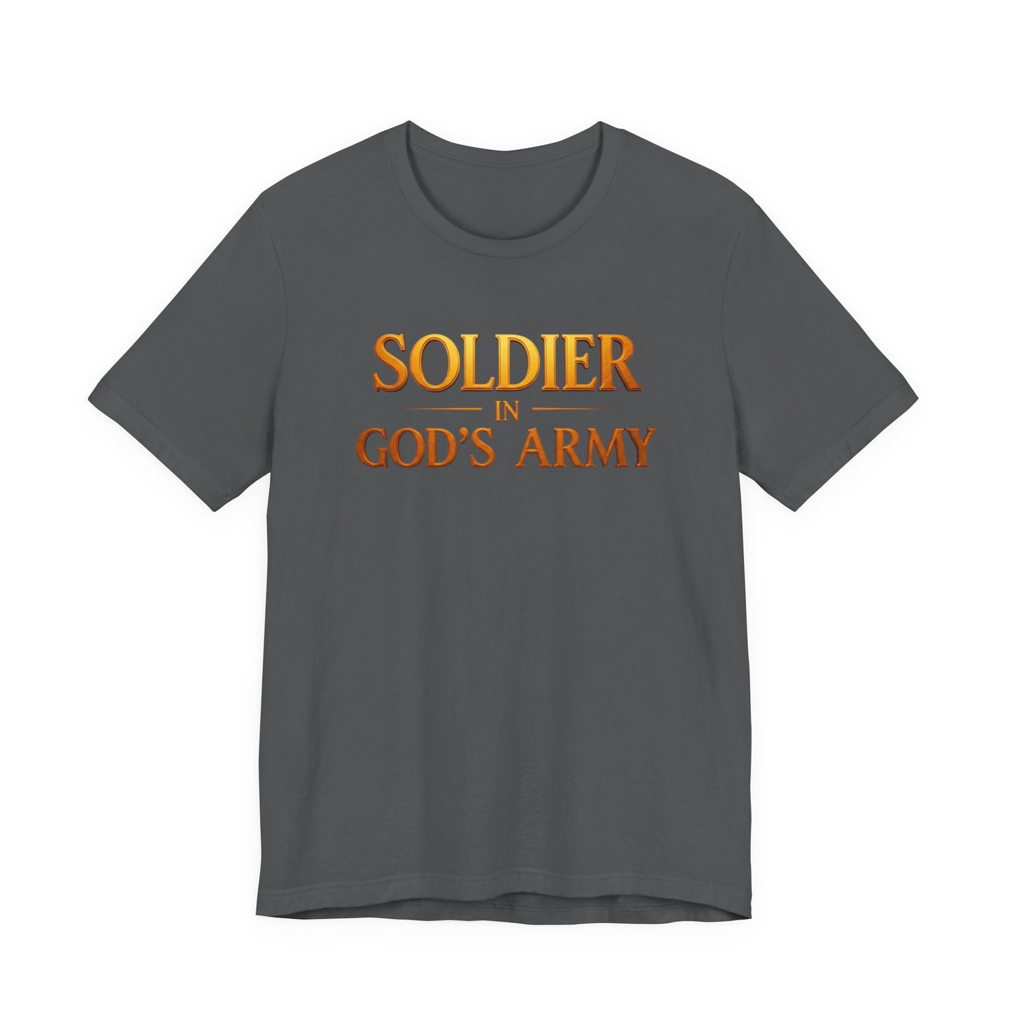 "Soldier in God’s Army" Christian Faith Men's T-Shirt