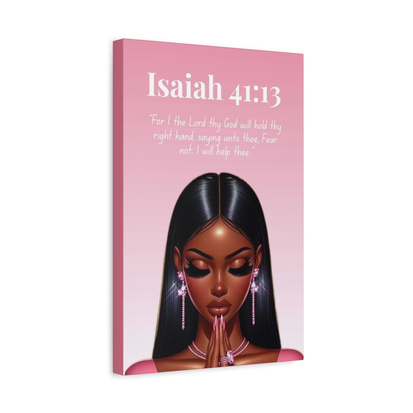 Prayer Warriors Collection – Isaiah 41:13 - Inspirational Bible Verse Wall Art