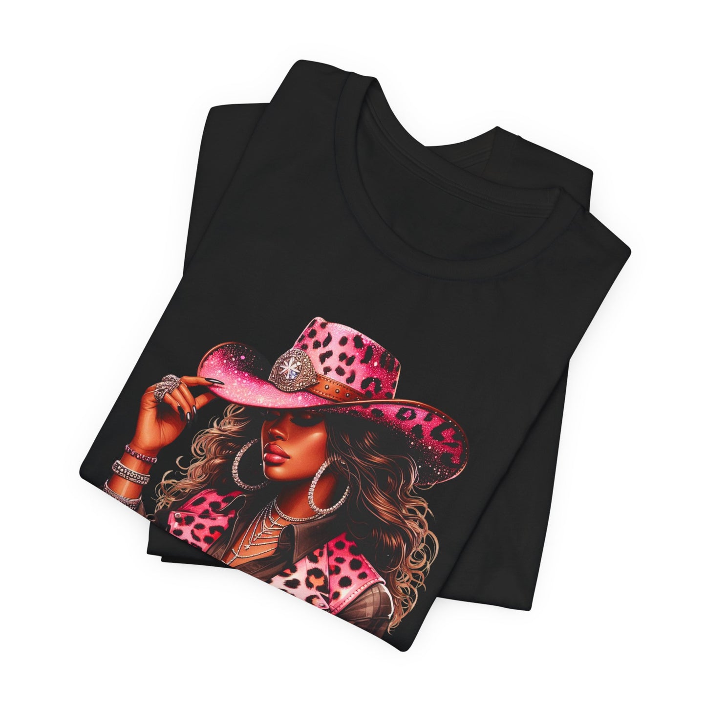 "Chosen" - Faith Based Christian Women’s Cotton T-Shirt, Cowgirl Graphic