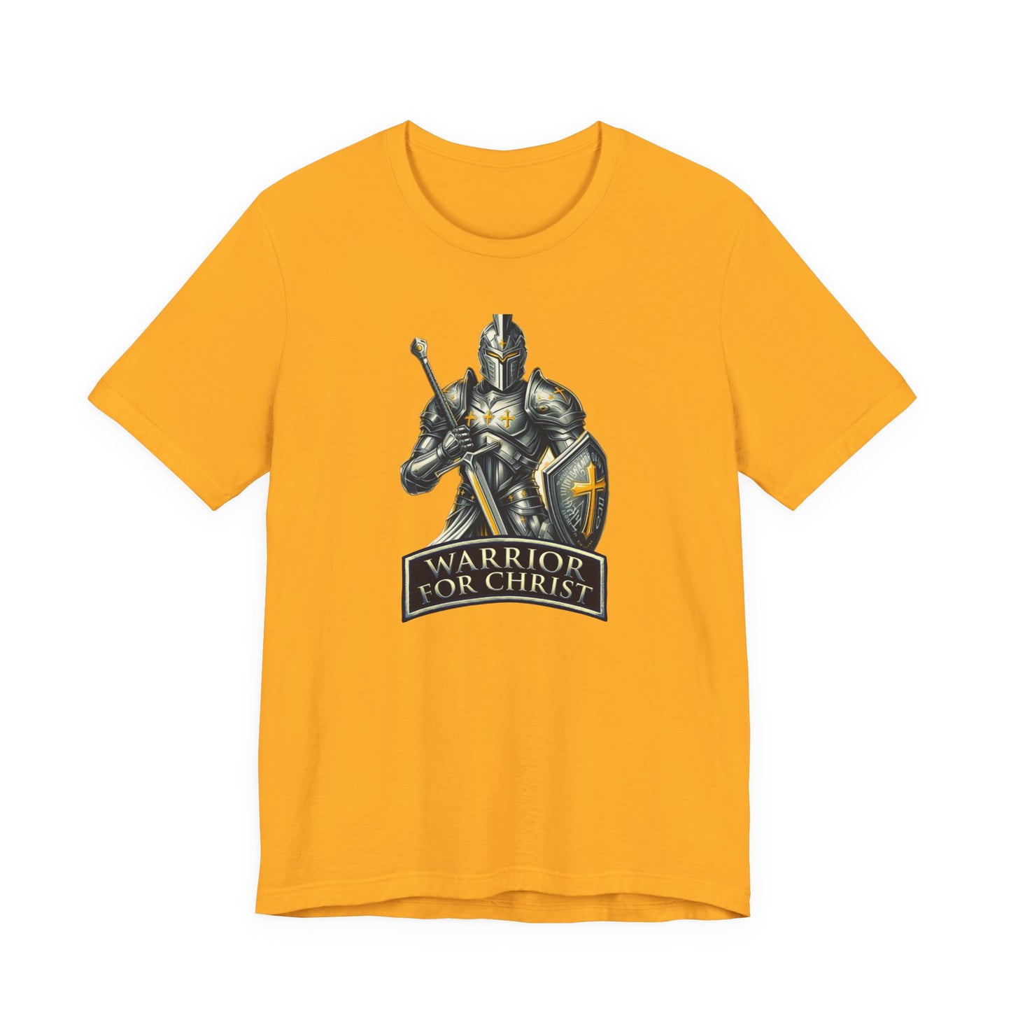 "Warrior for Christ" T-shirt - Inspirational Christian Men's Shirt - Faith-Based Gift