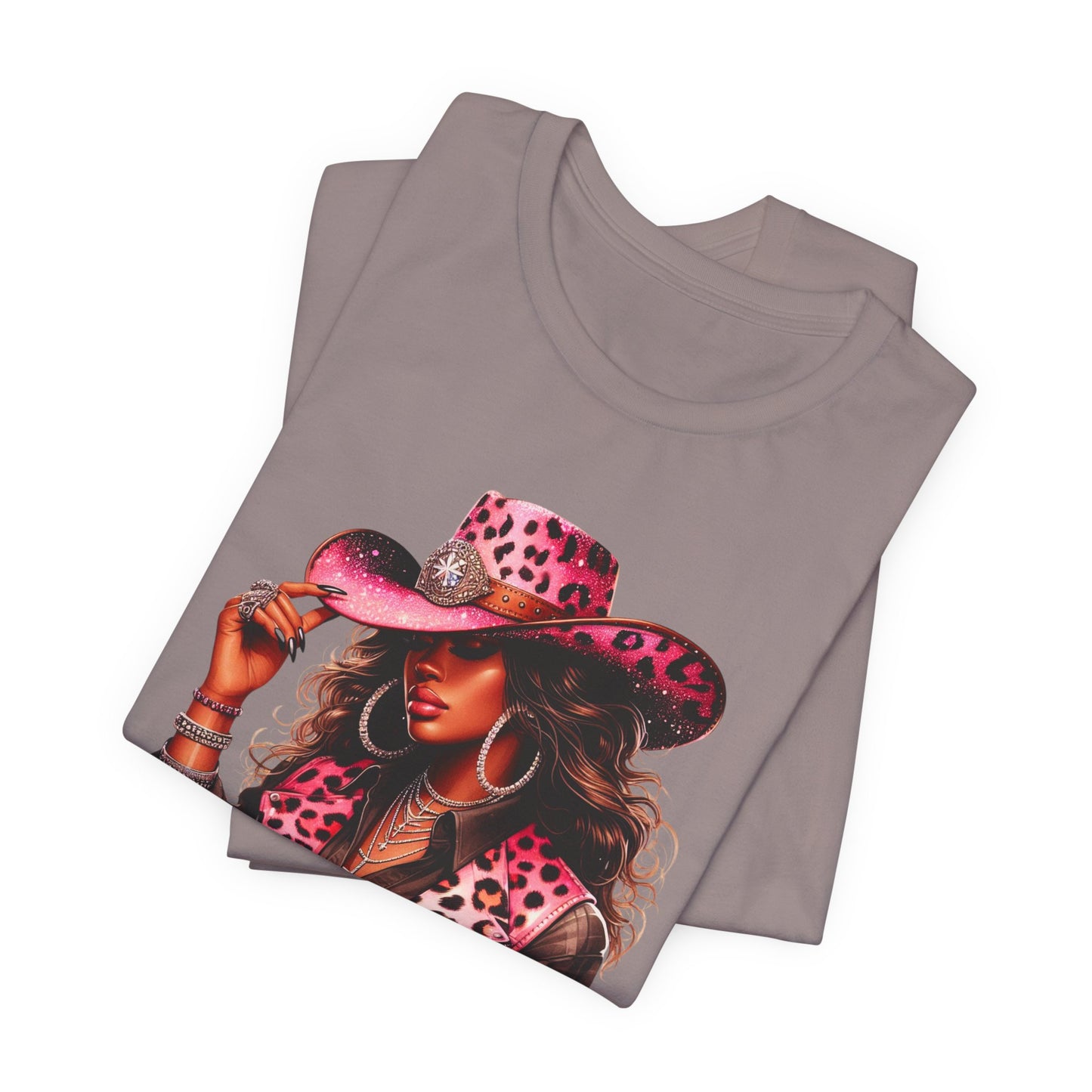 "Chosen" - Faith Based Christian Women’s Cotton T-Shirt, Cowgirl Graphic