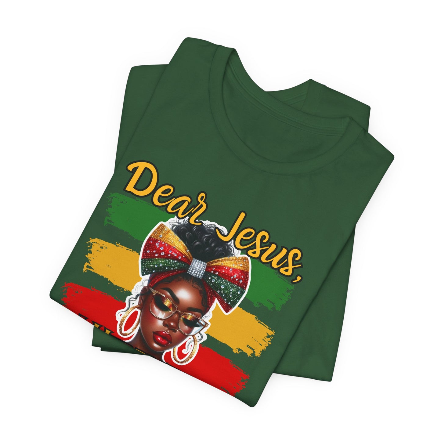 "Dear Jesus, I Understand the Assignment" Inspirational Faith Based Christian Women's Cotton T-Shirt