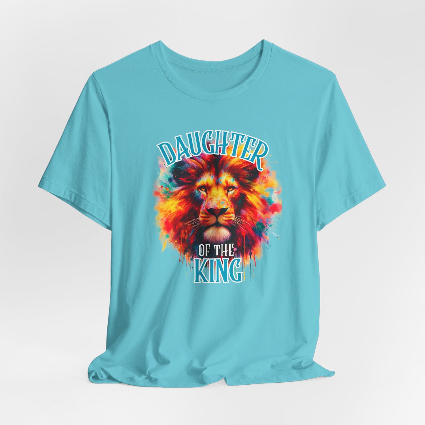 "Daughter Of The King" -  Inspirational Faith Based Women's Graphic Cotton T-Shirt