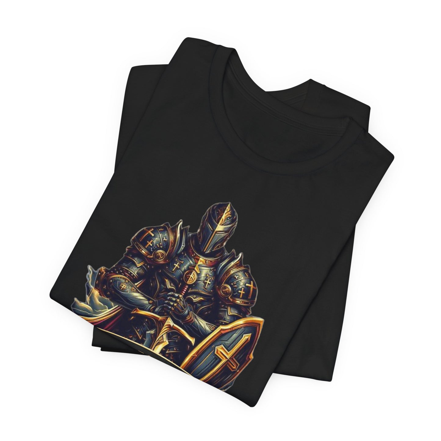 "Soldier For Christ" Christian Inspirational Men's Armour T-shirt, Faith Gift
