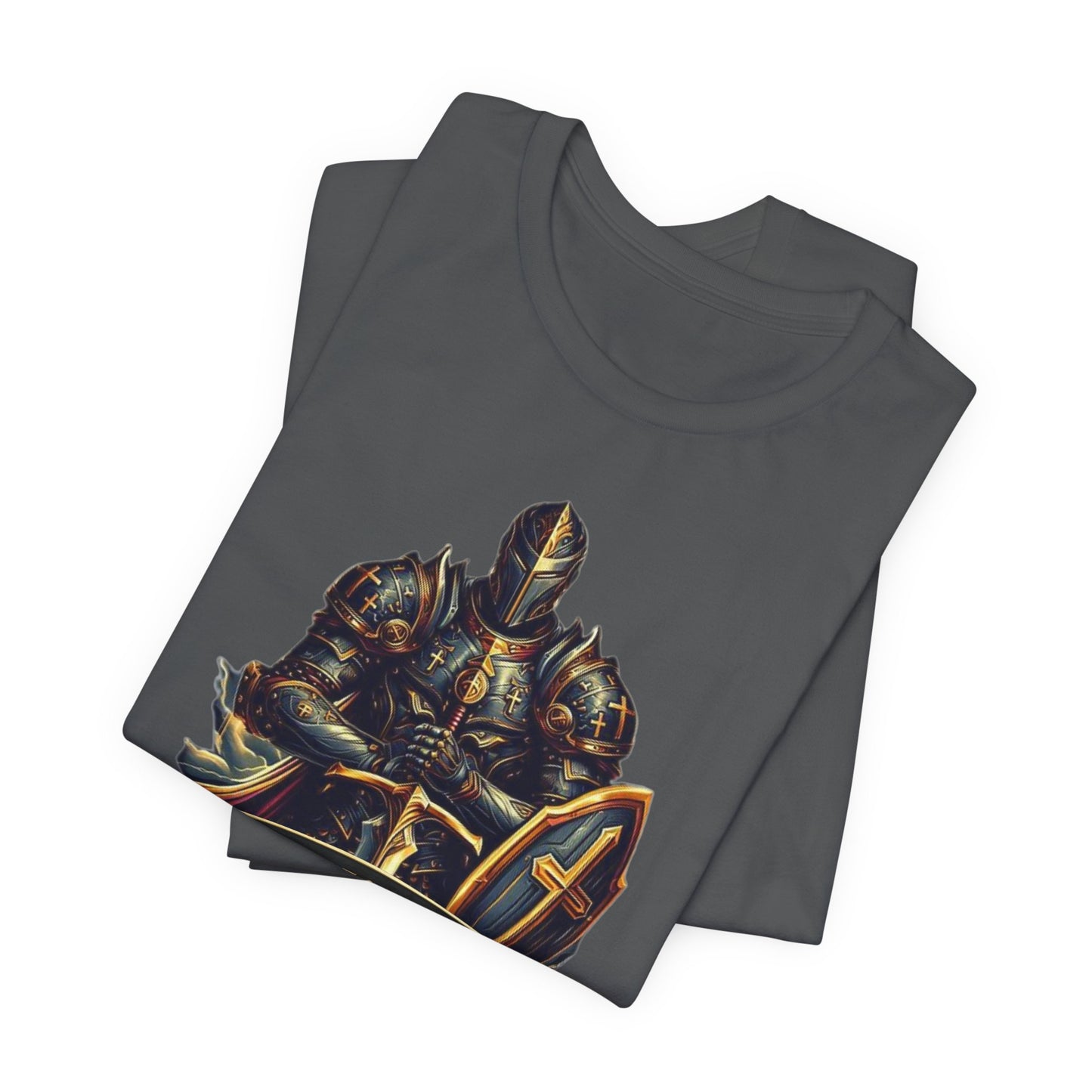 "Soldier For Christ" Christian Inspirational Men's Armour T-shirt, Faith Gift