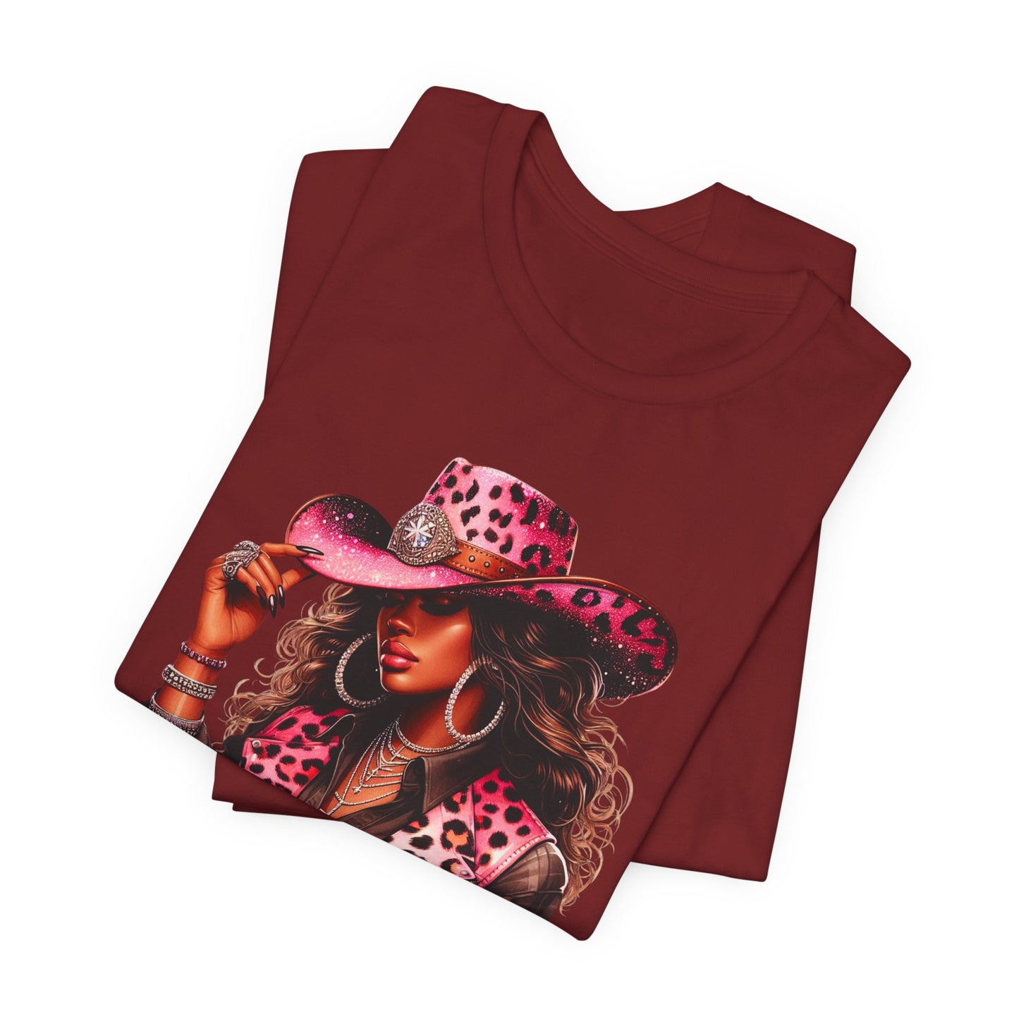 "Chosen" - Faith Based Christian Women’s Cotton T-Shirt, Cowgirl Graphic