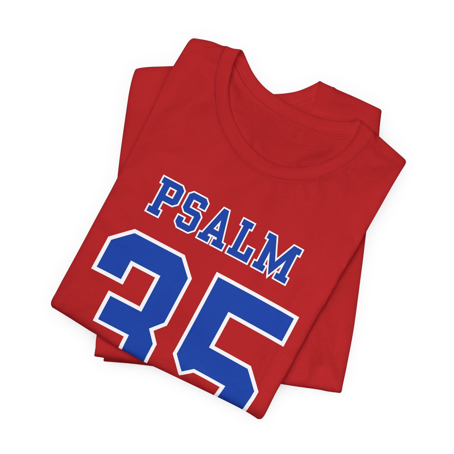 Psalm 35 - Motivational Faith Jersey Sports Style Men's Christian T-shirt