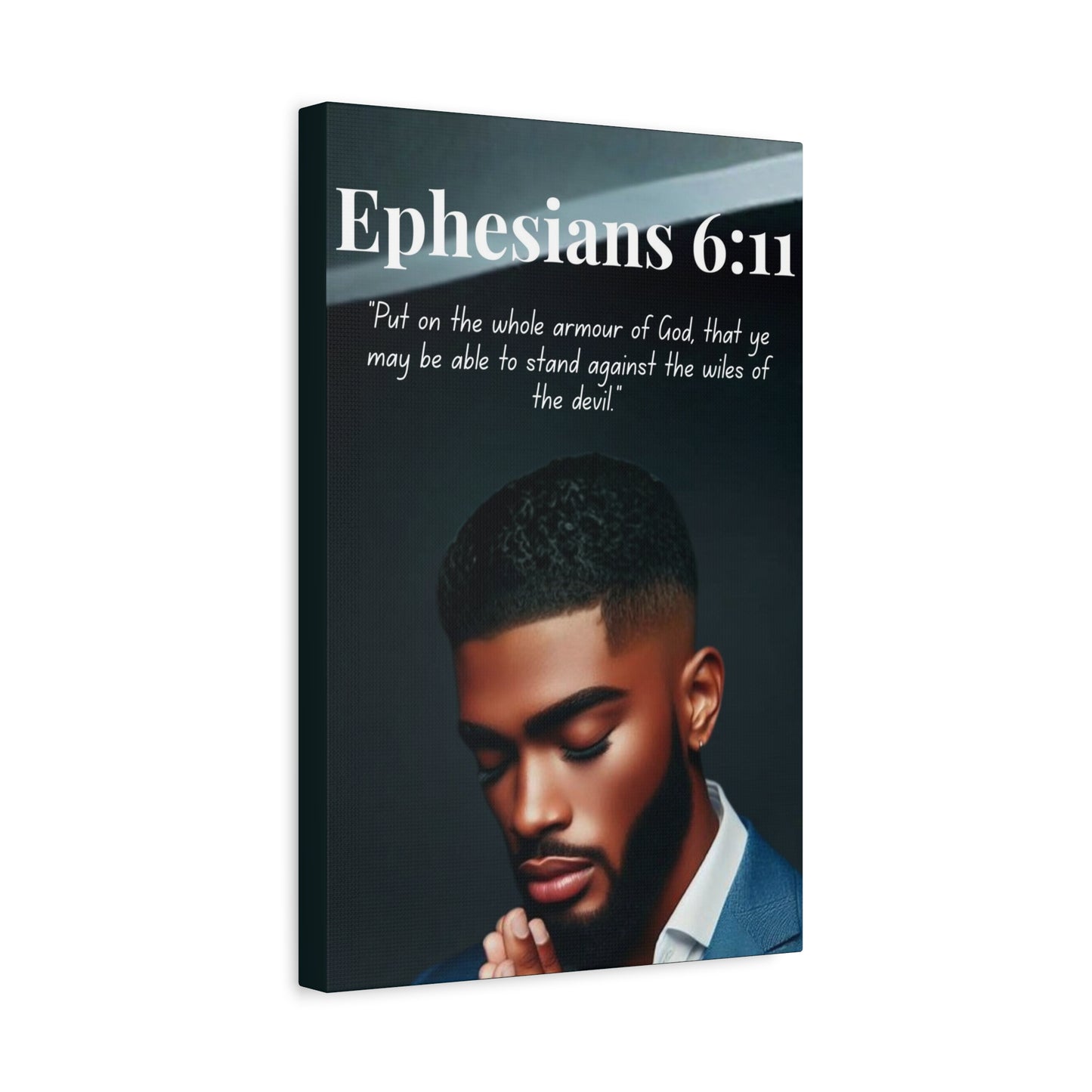 Men of Faith Collection – Ephesians 6:11 - Christian Wall Art, Gift for Men