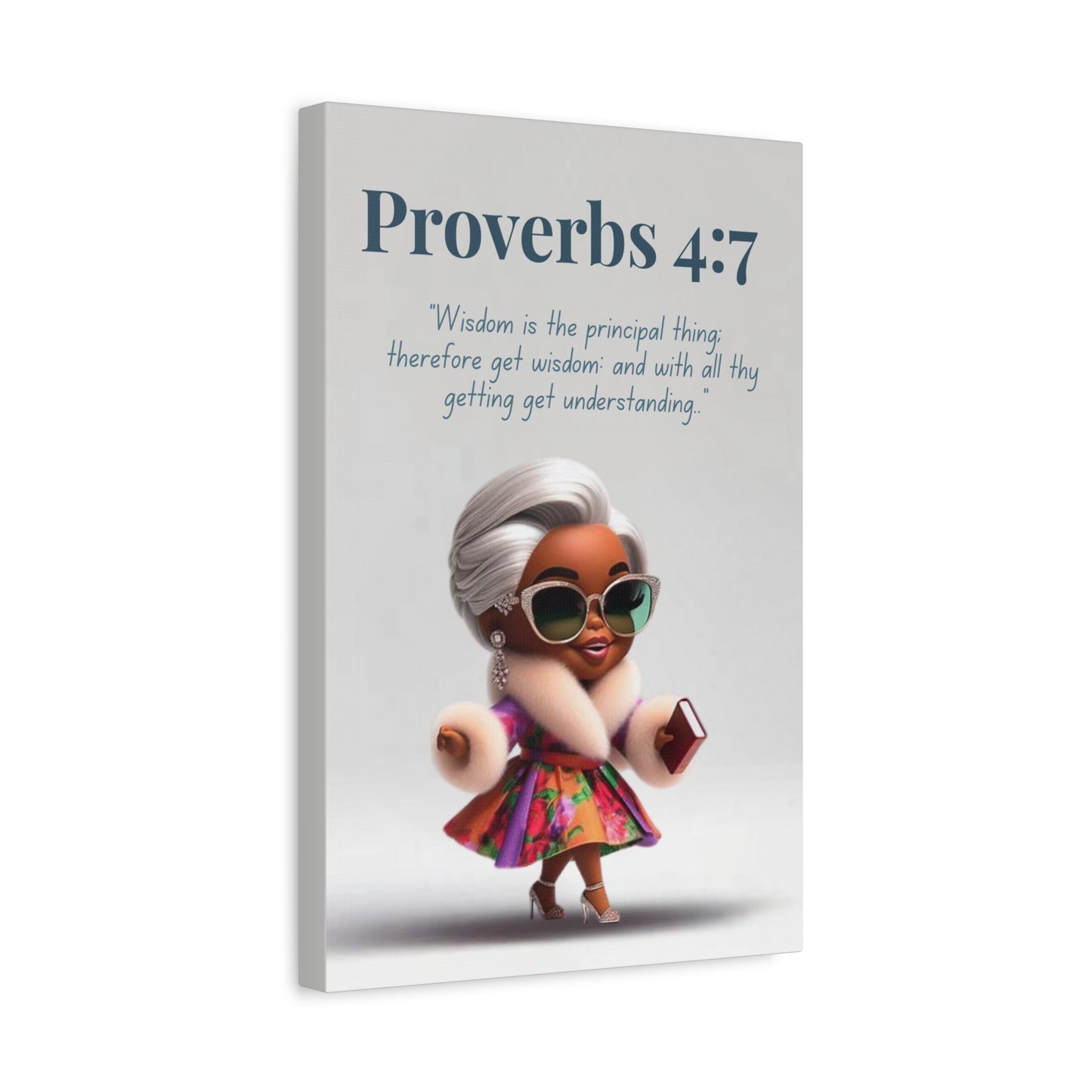Unshakeable Faith Collection - Proverbs 4:7 - Christian Faith Home Décor, Gift for Women